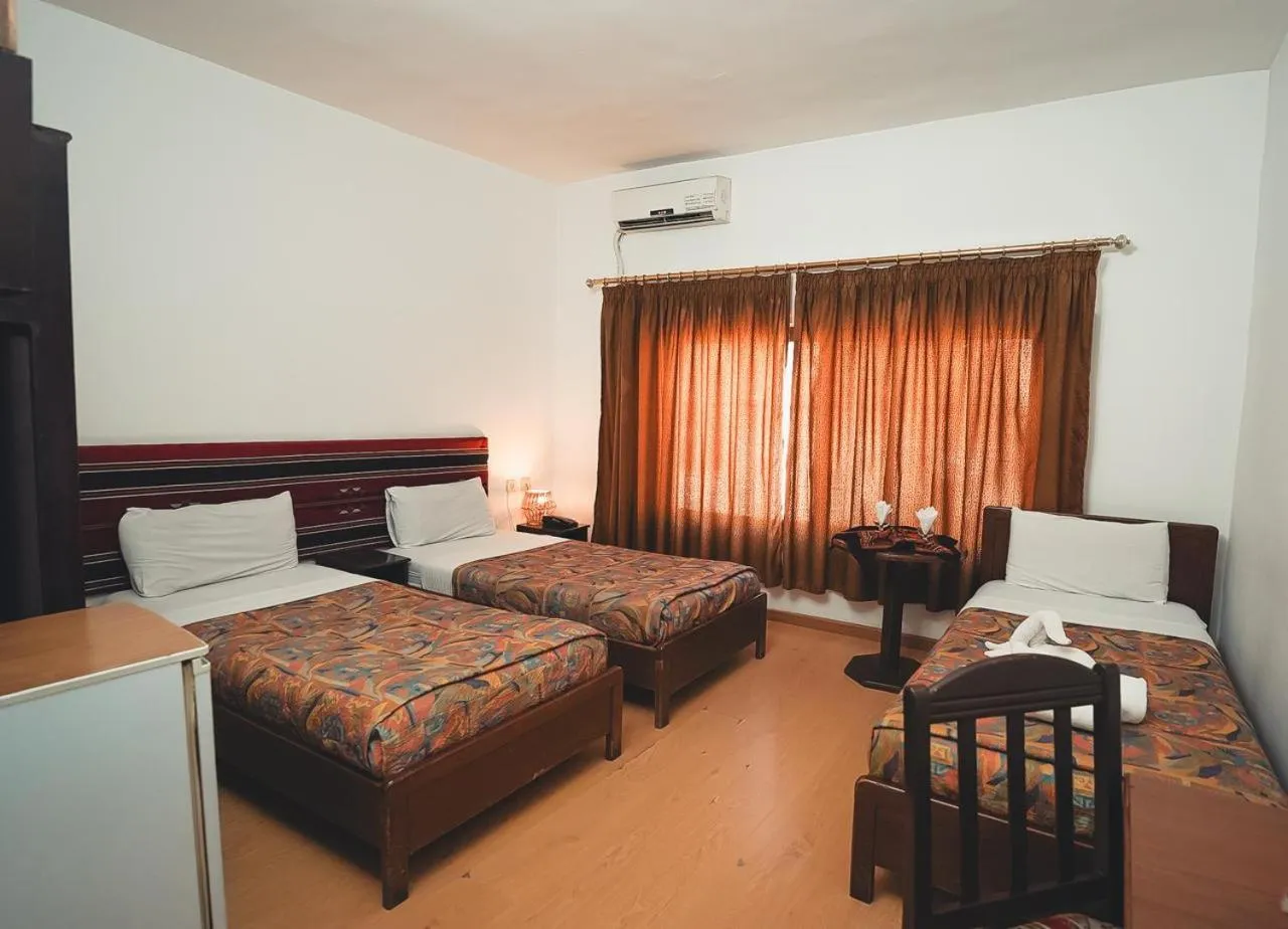 Bed in Amman Pasha Hotel