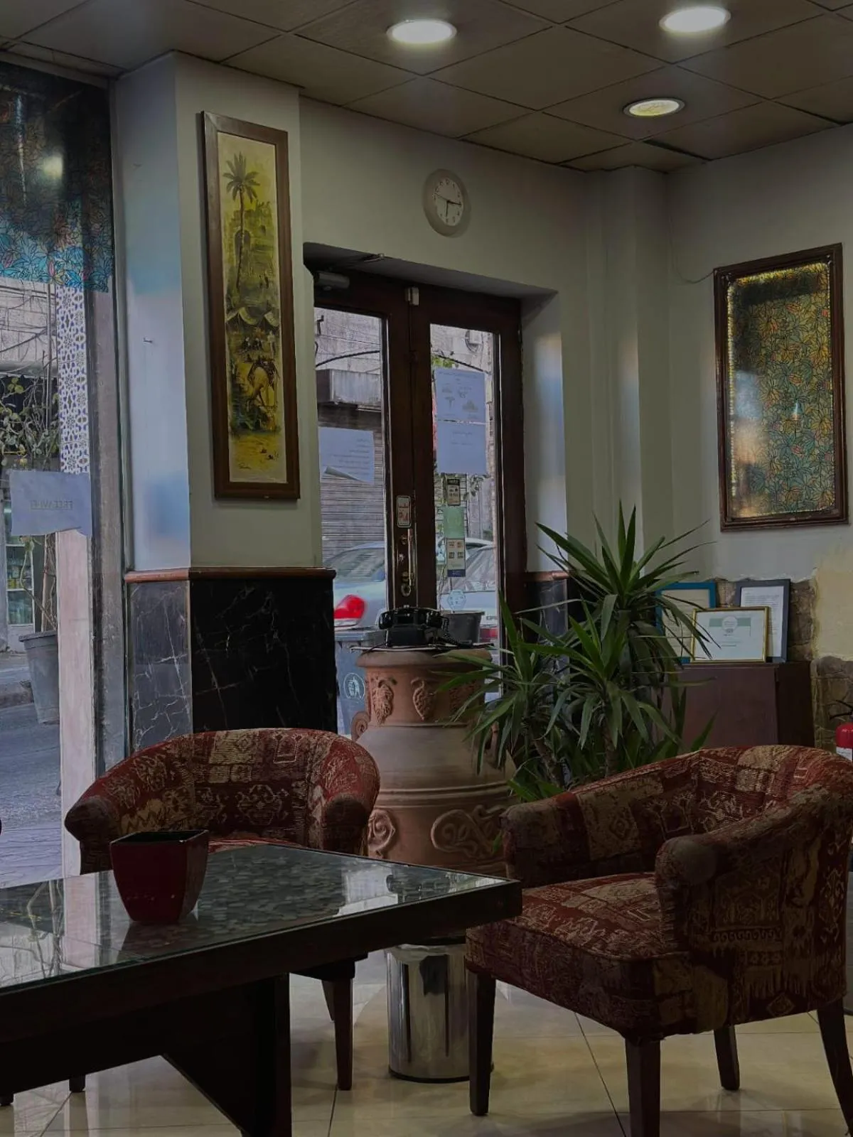 Lobby or reception in Amman Pasha Hotel