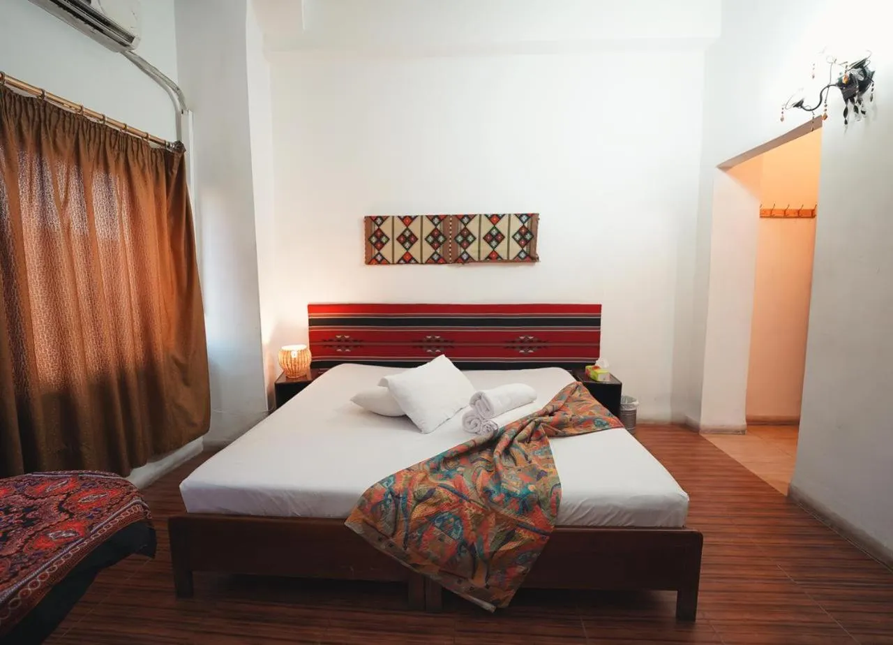 Bed in Amman Pasha Hotel