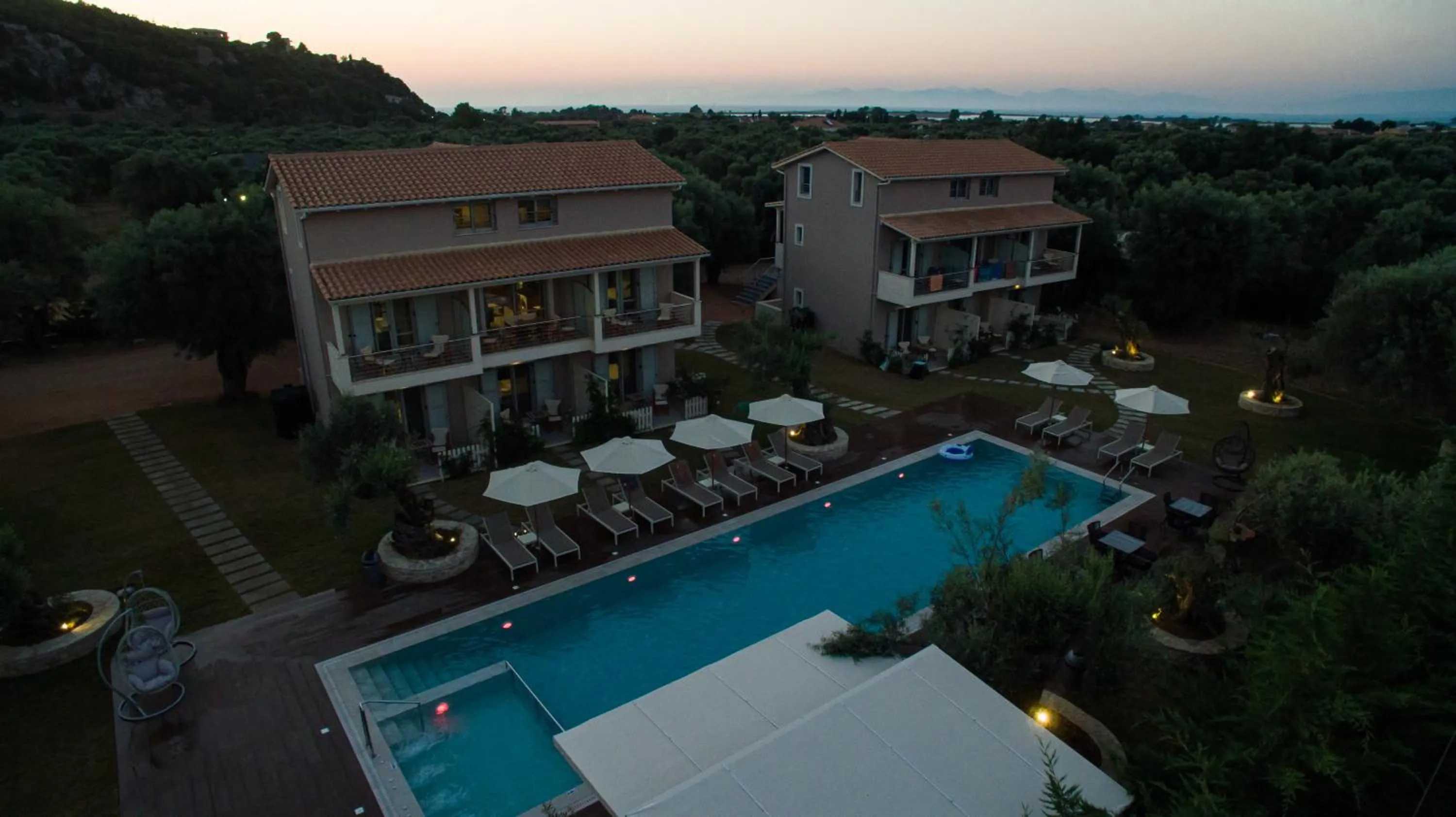 Bird's eye view in Summer Dream Lefkas