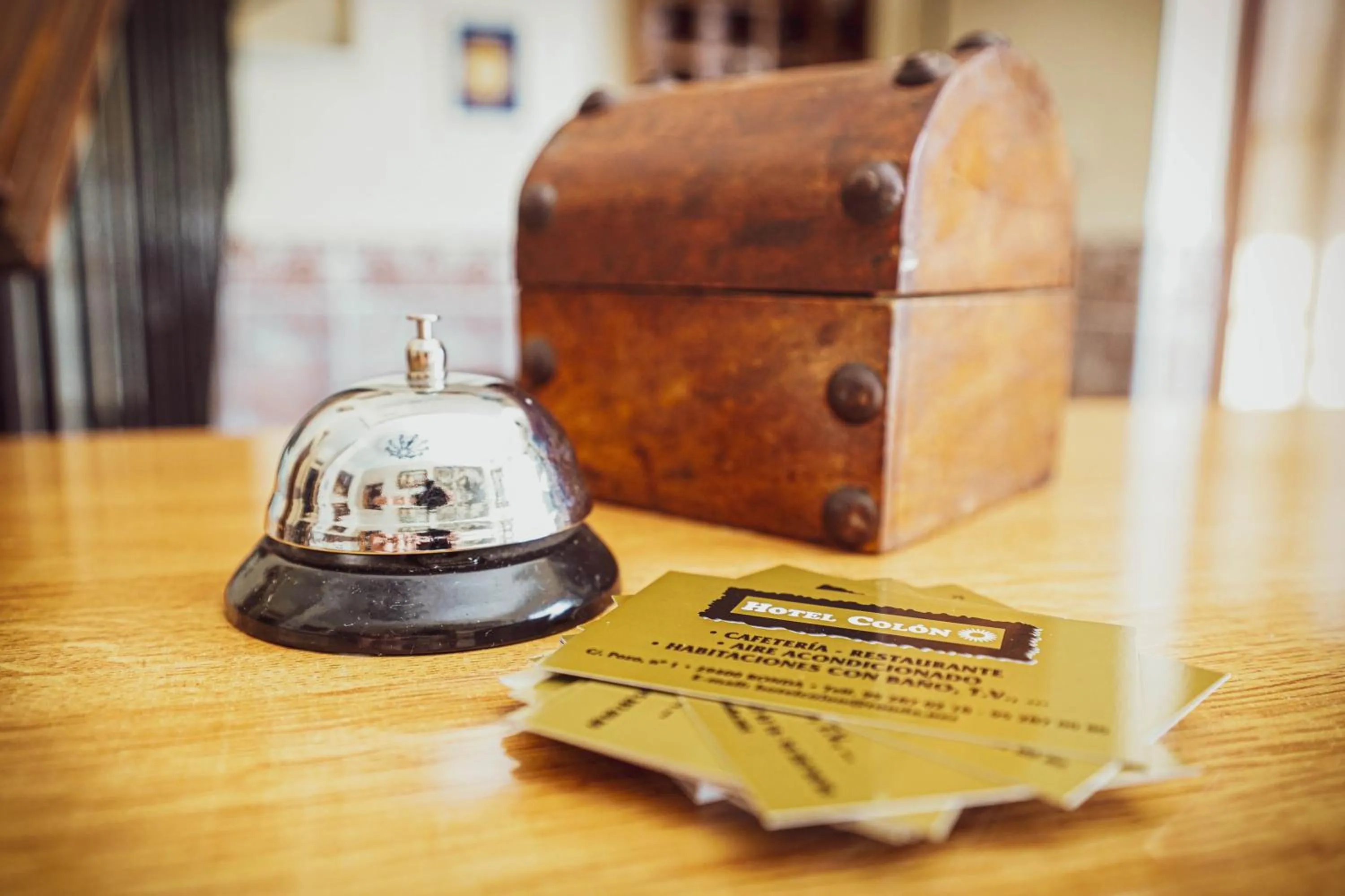Property logo or sign in Hotel Colón