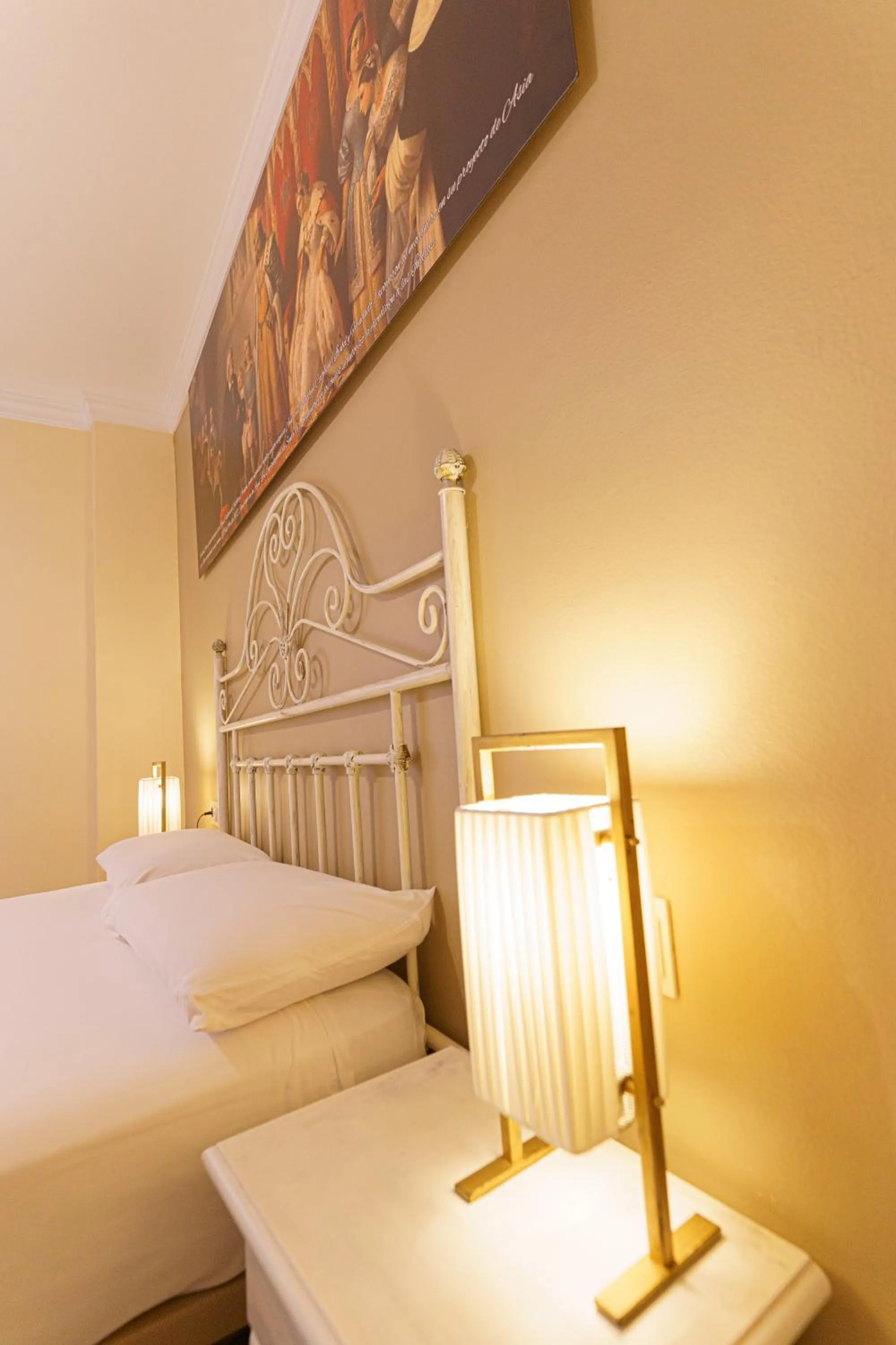 Decorative detail, Bed in Hotel Colón