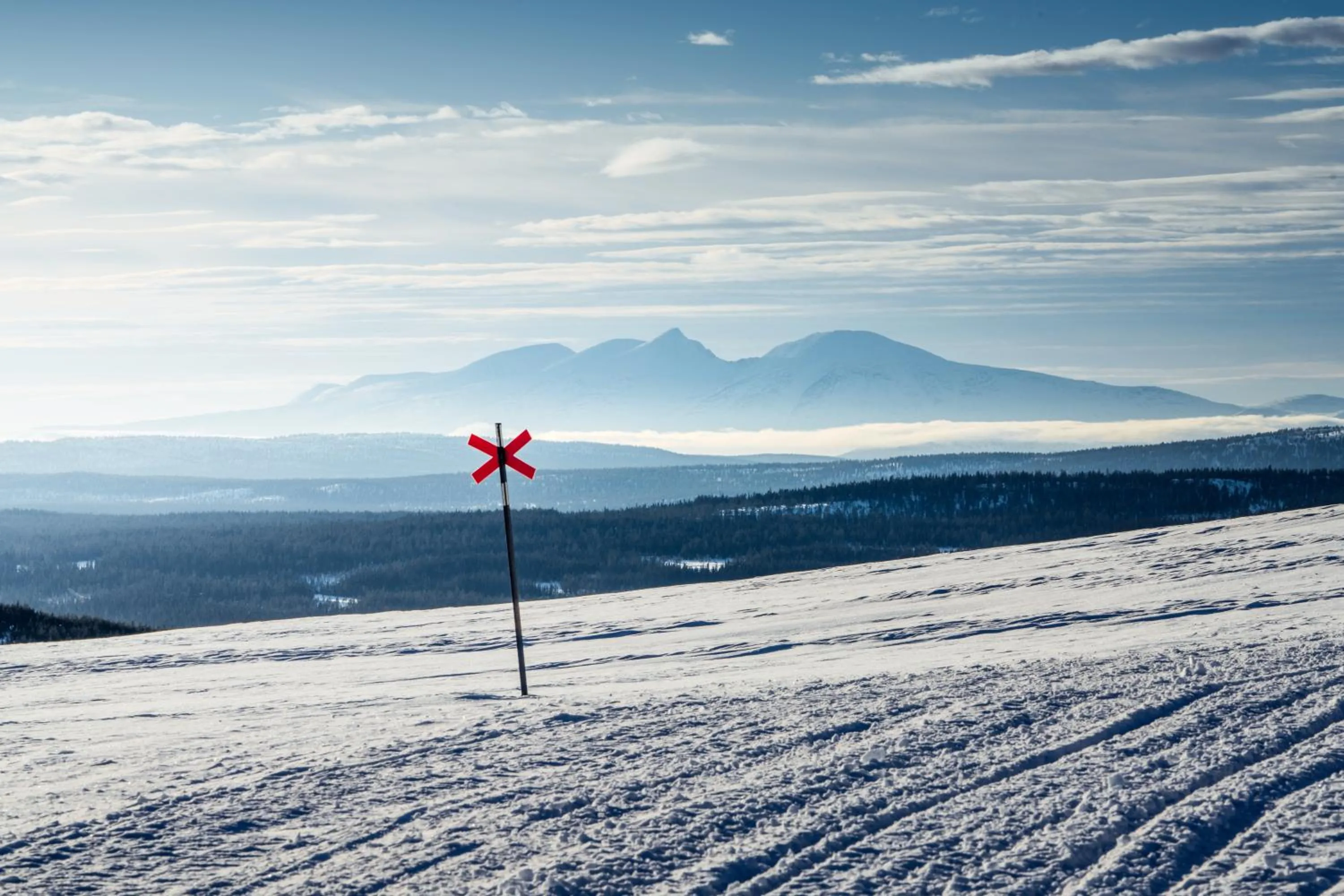 Natural landscape in Lövåsgårdens Fjällhotell