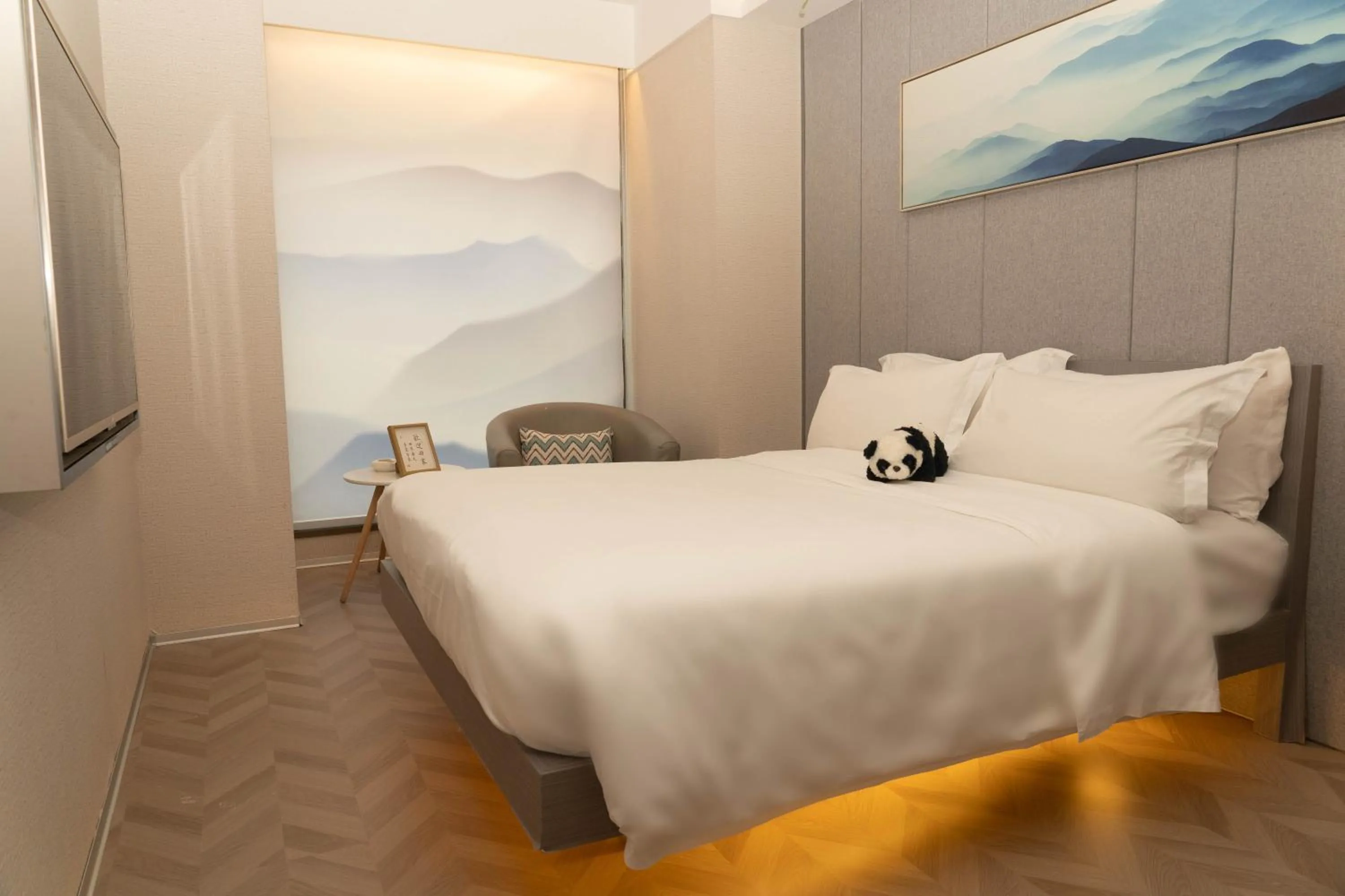 Bed in H-hotel Riverside