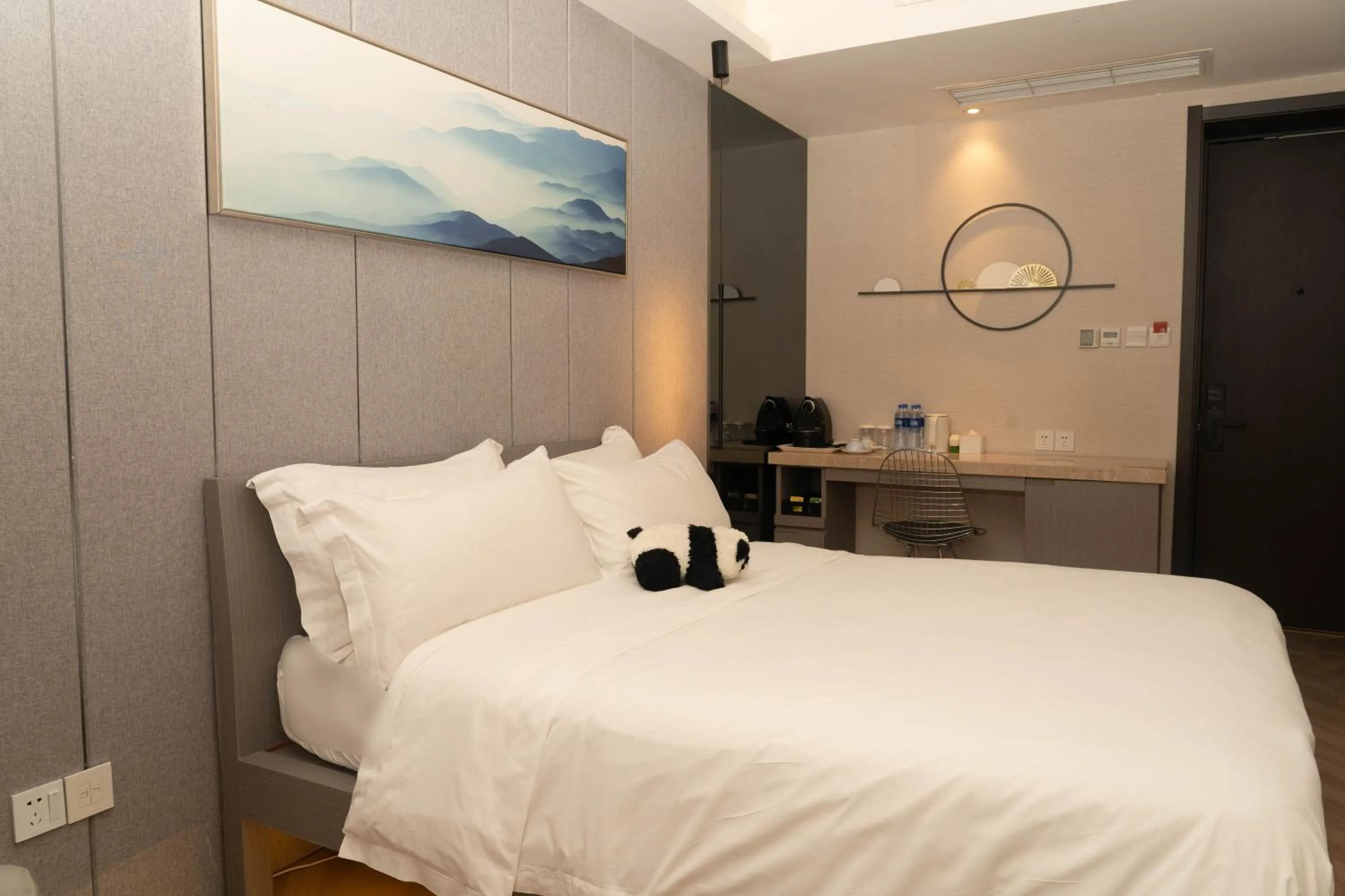 Bed in H-hotel Riverside