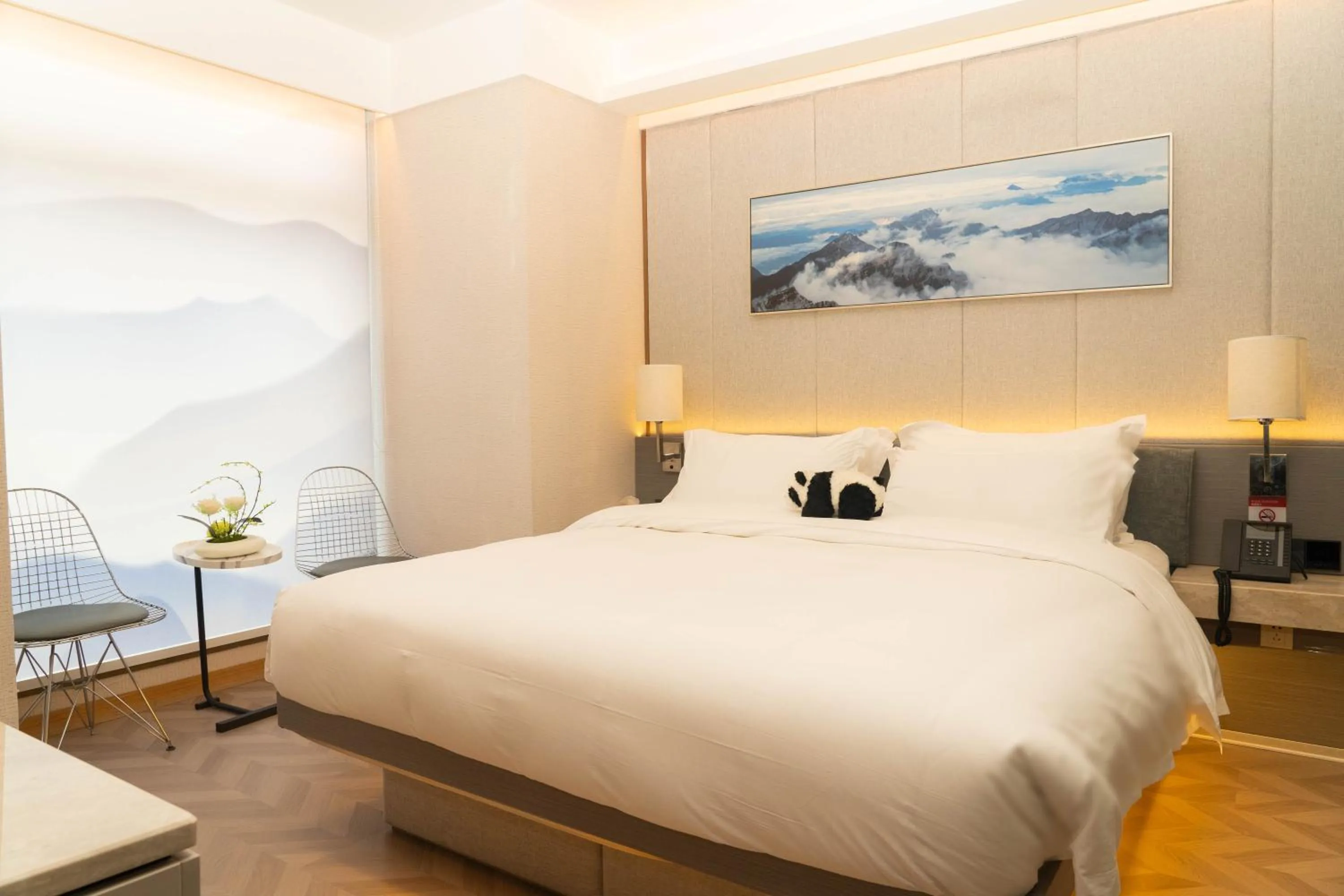 Bed in H-hotel Riverside