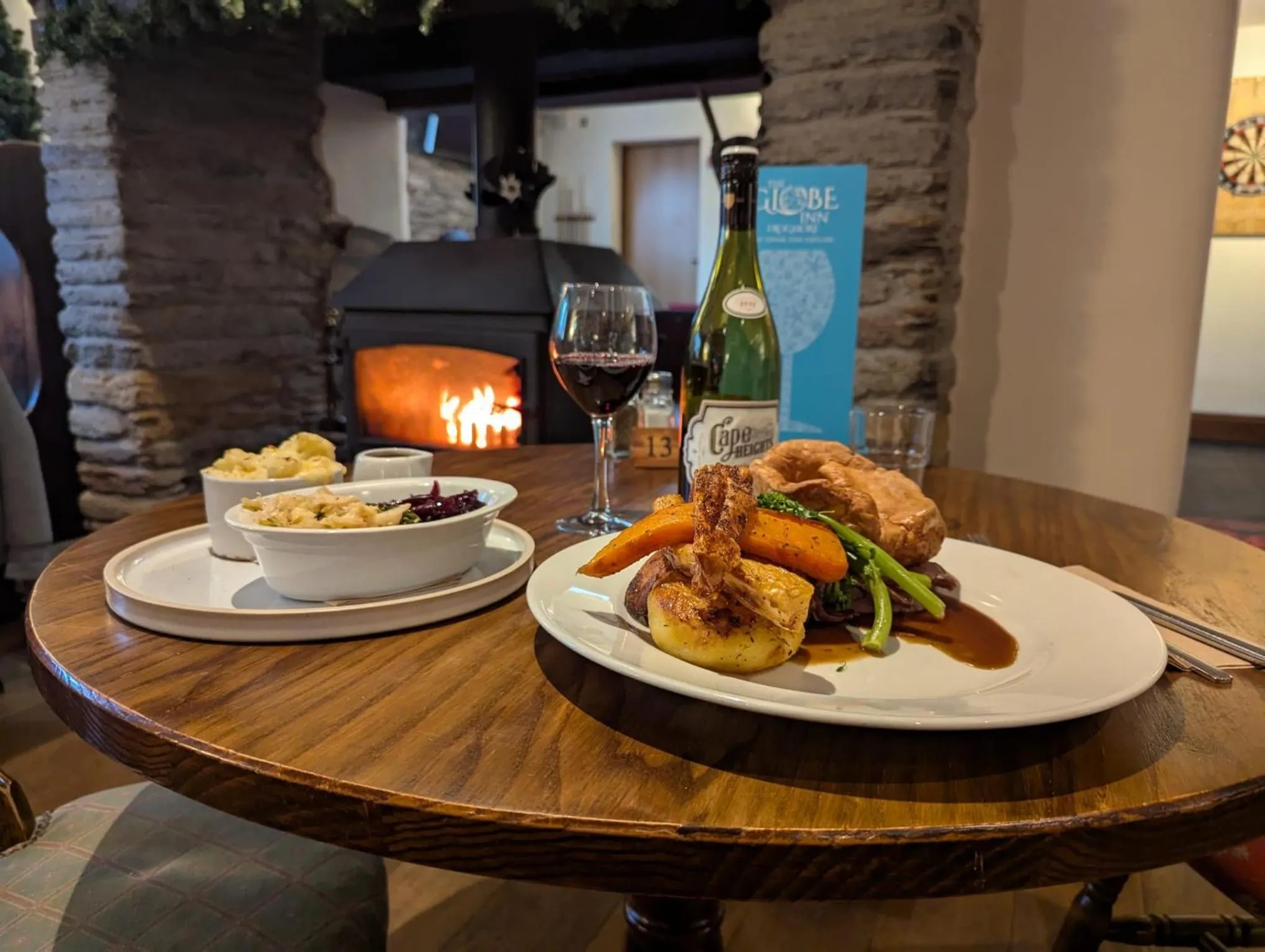 Food and drinks in The Globe Inn