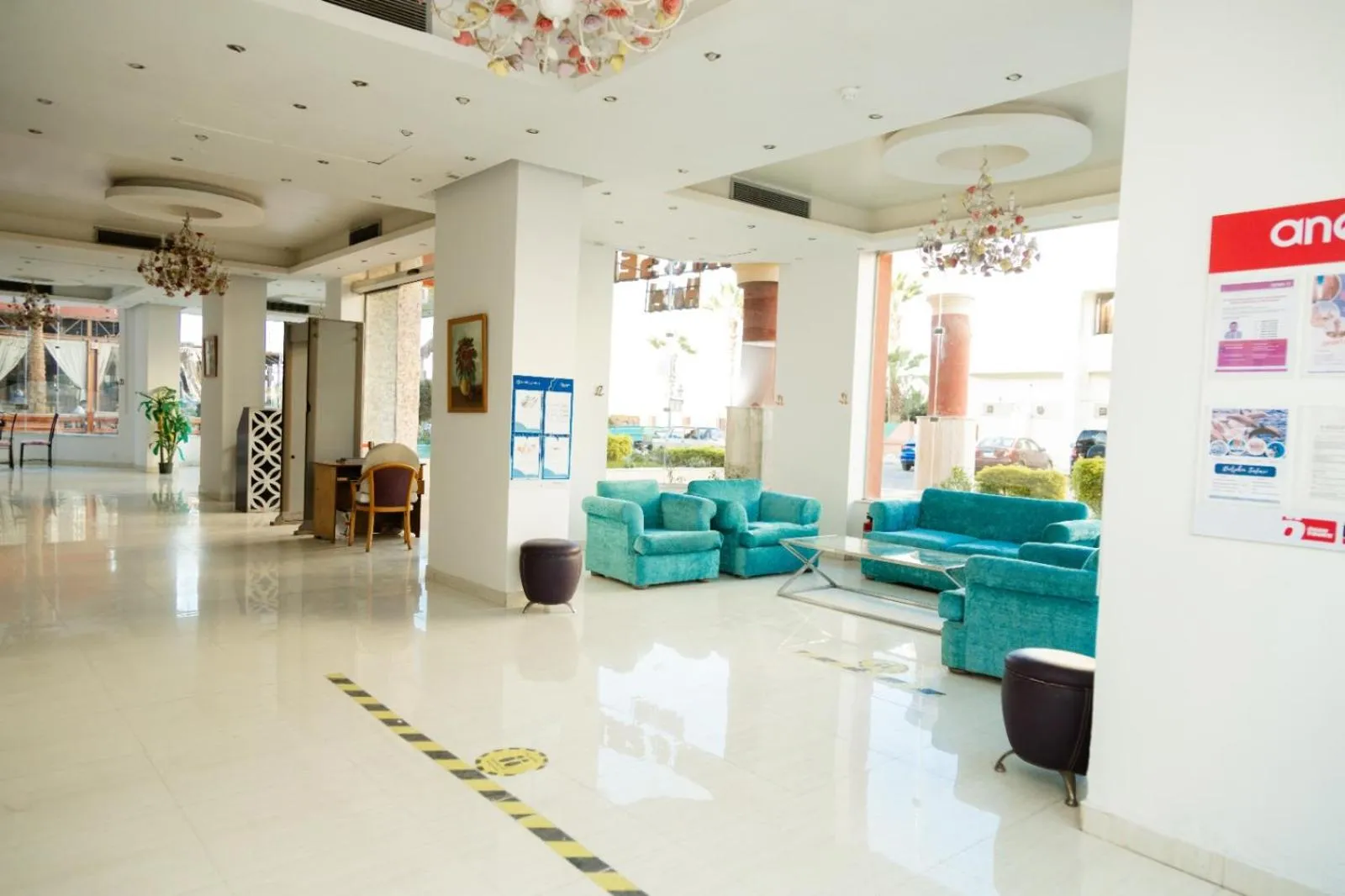 Lobby or reception in Sun & Sea Hotel and Aqua Park - Hurghada