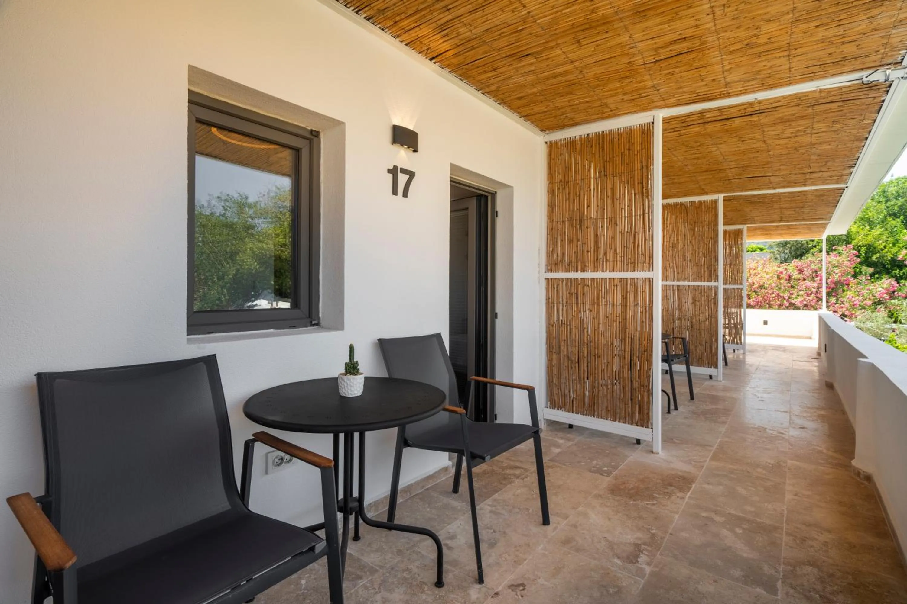 Patio in Daphnis Hotel