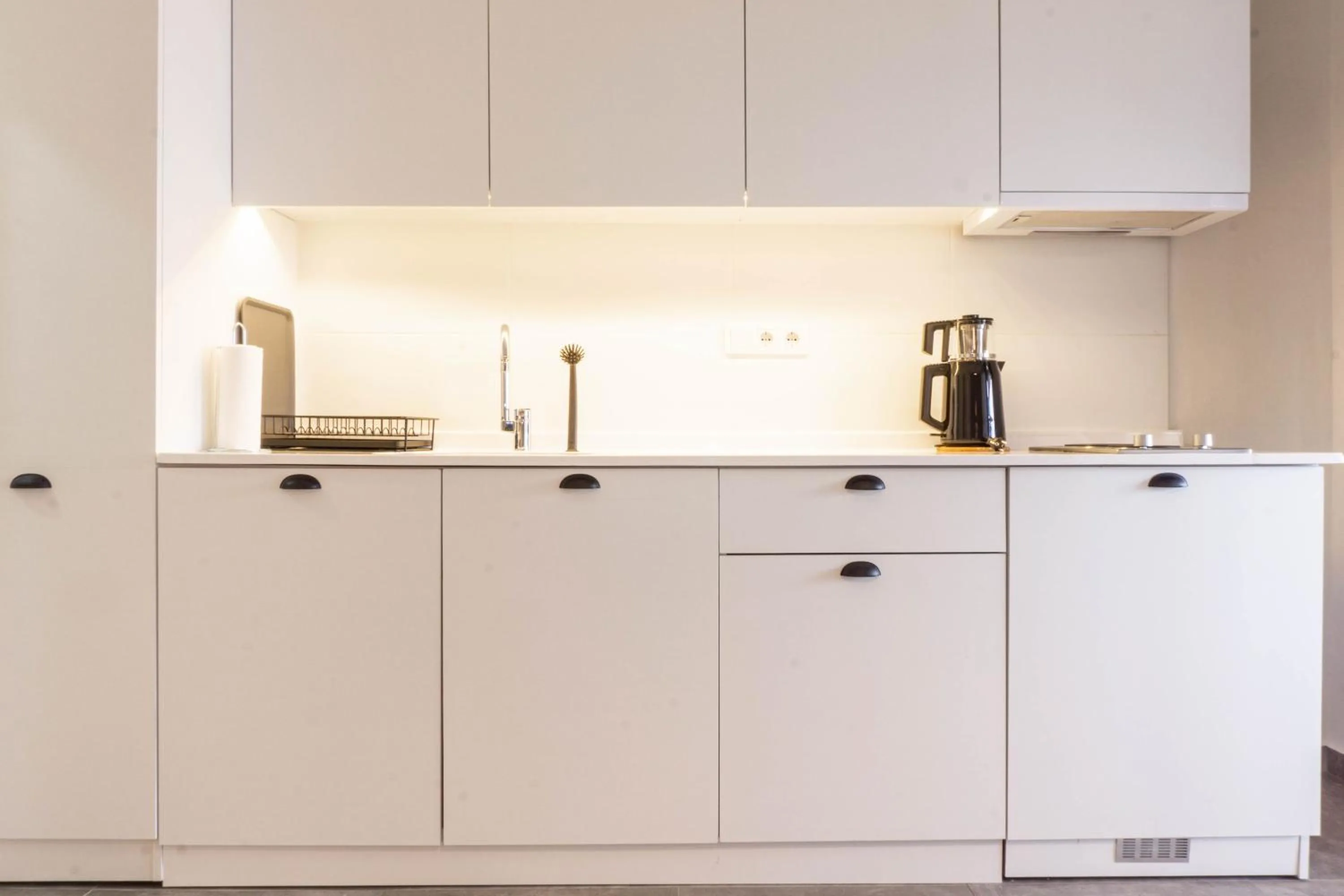 Kitchen or kitchenette in Daphnis Hotel