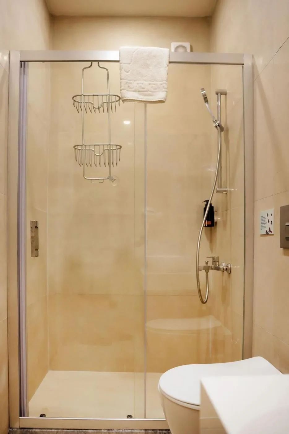 Shower in Daphnis Hotel