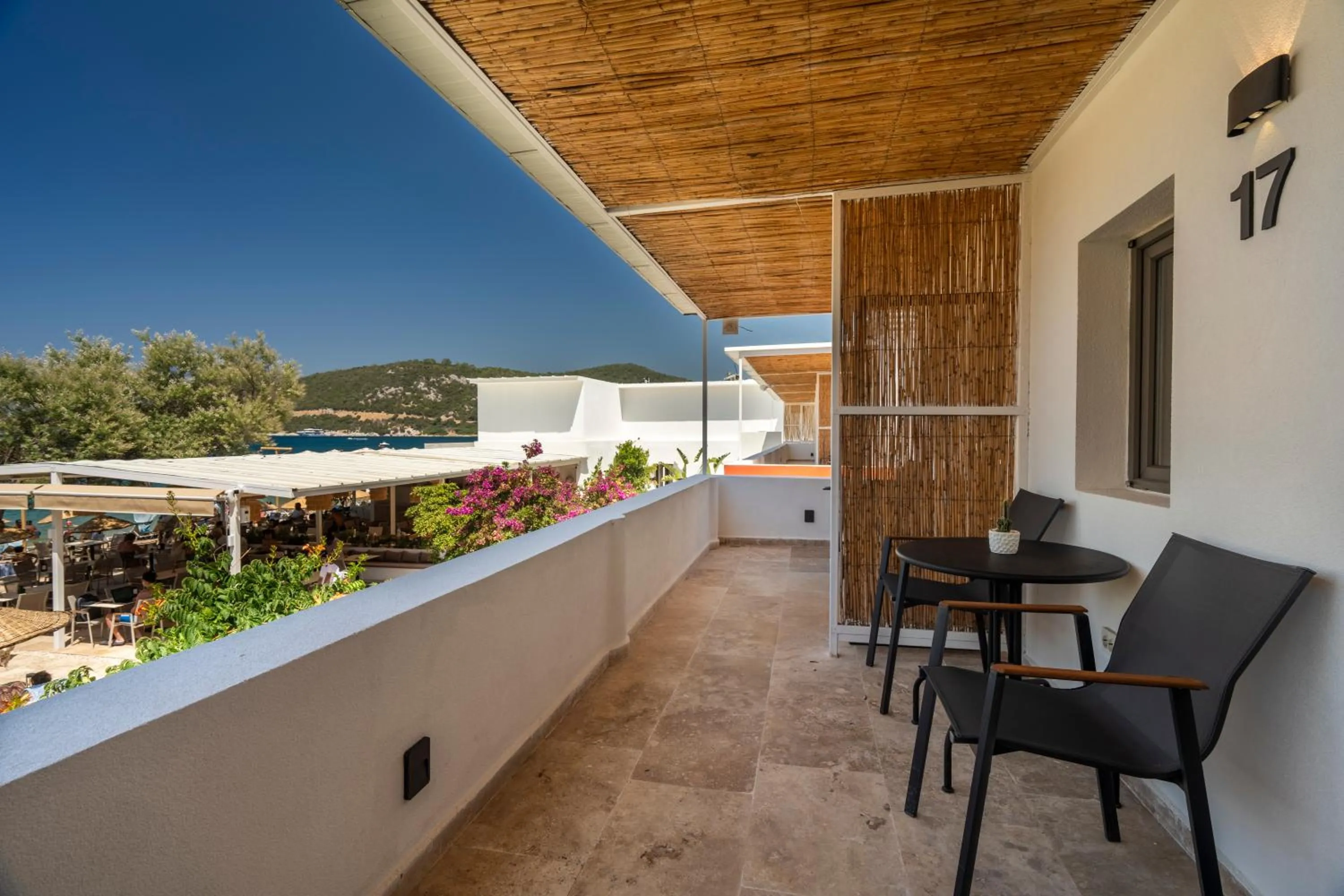 Balcony/Terrace in Daphnis Hotel