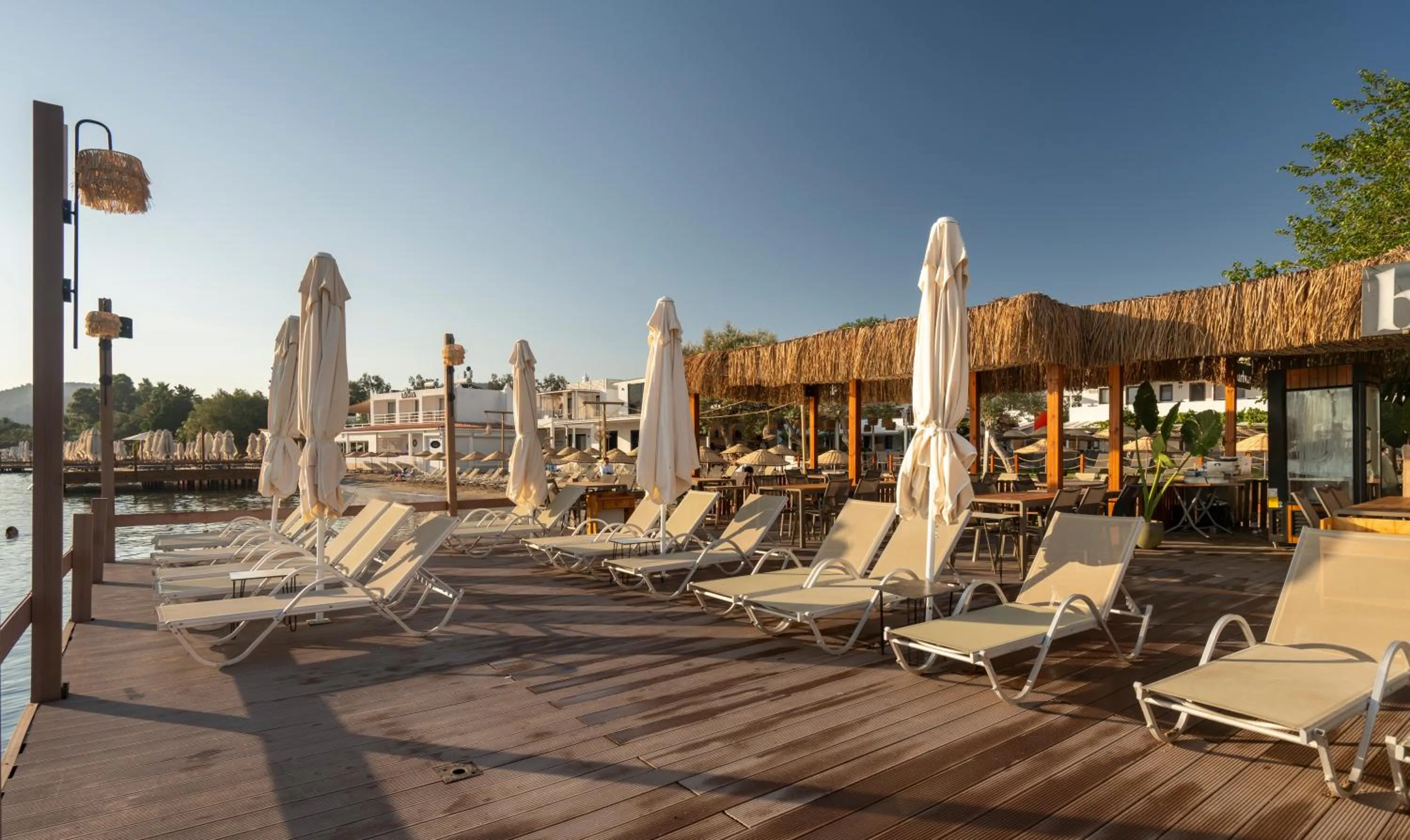 sunbed in Daphnis Hotel