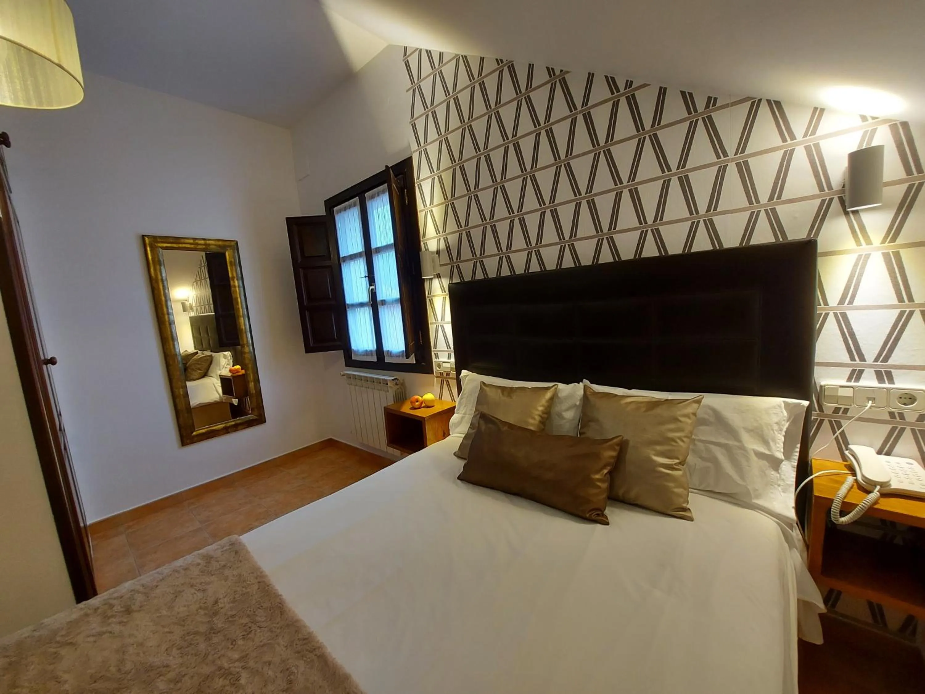 Bed in Hotel Rural Entremontes