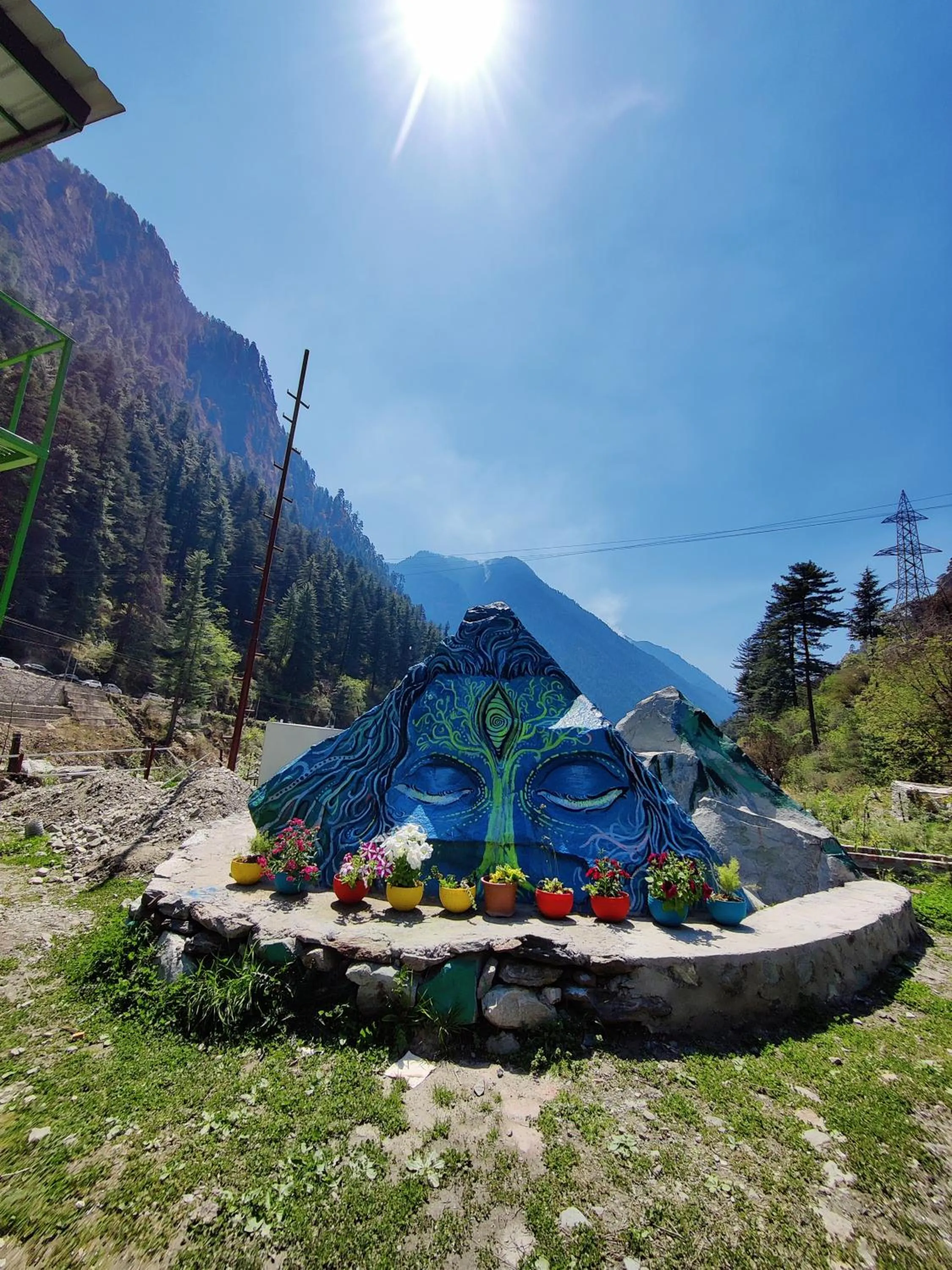 Natural landscape in Flipsyde Retreat
