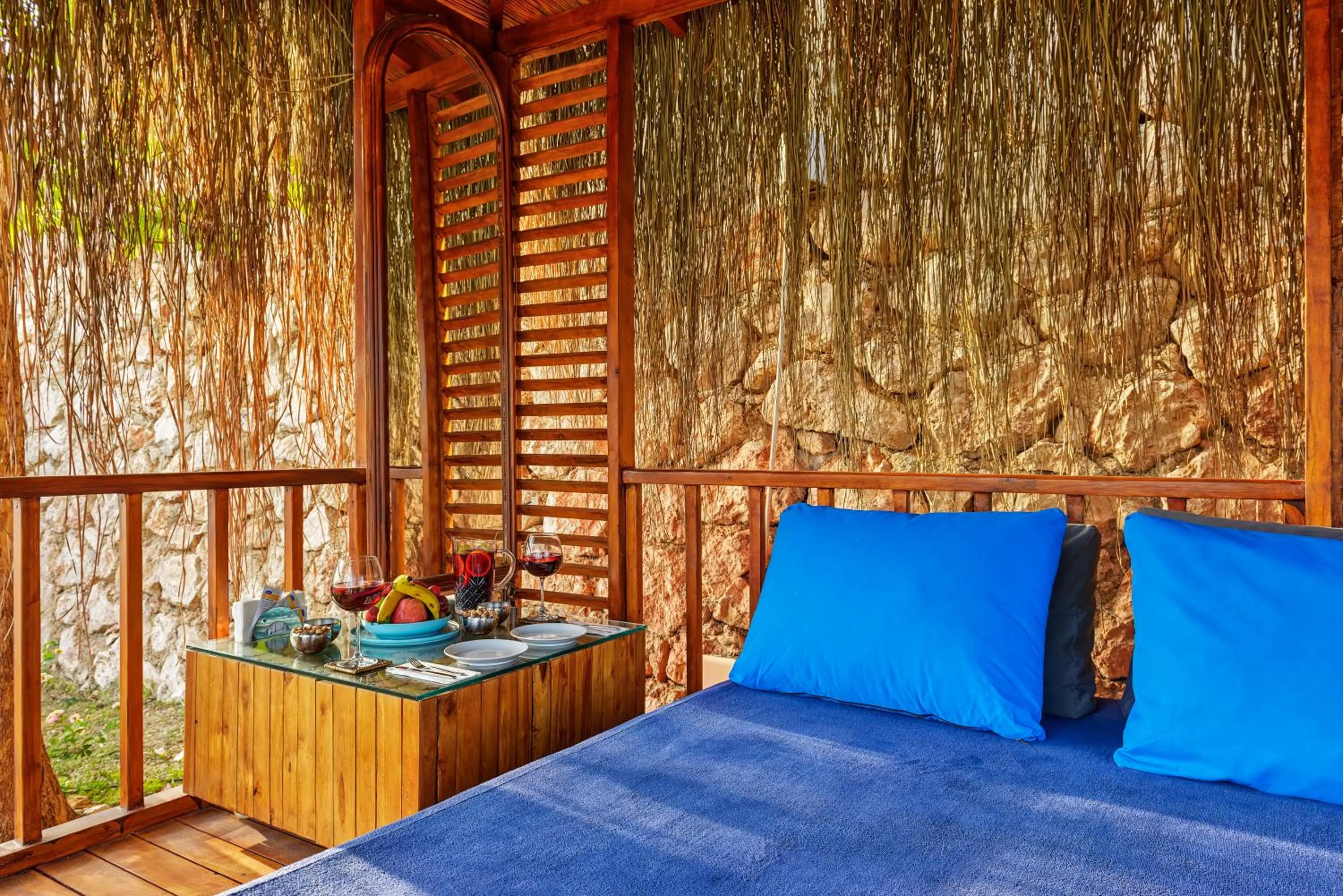 Bed in Doria Hotel Yacht Club Kaş