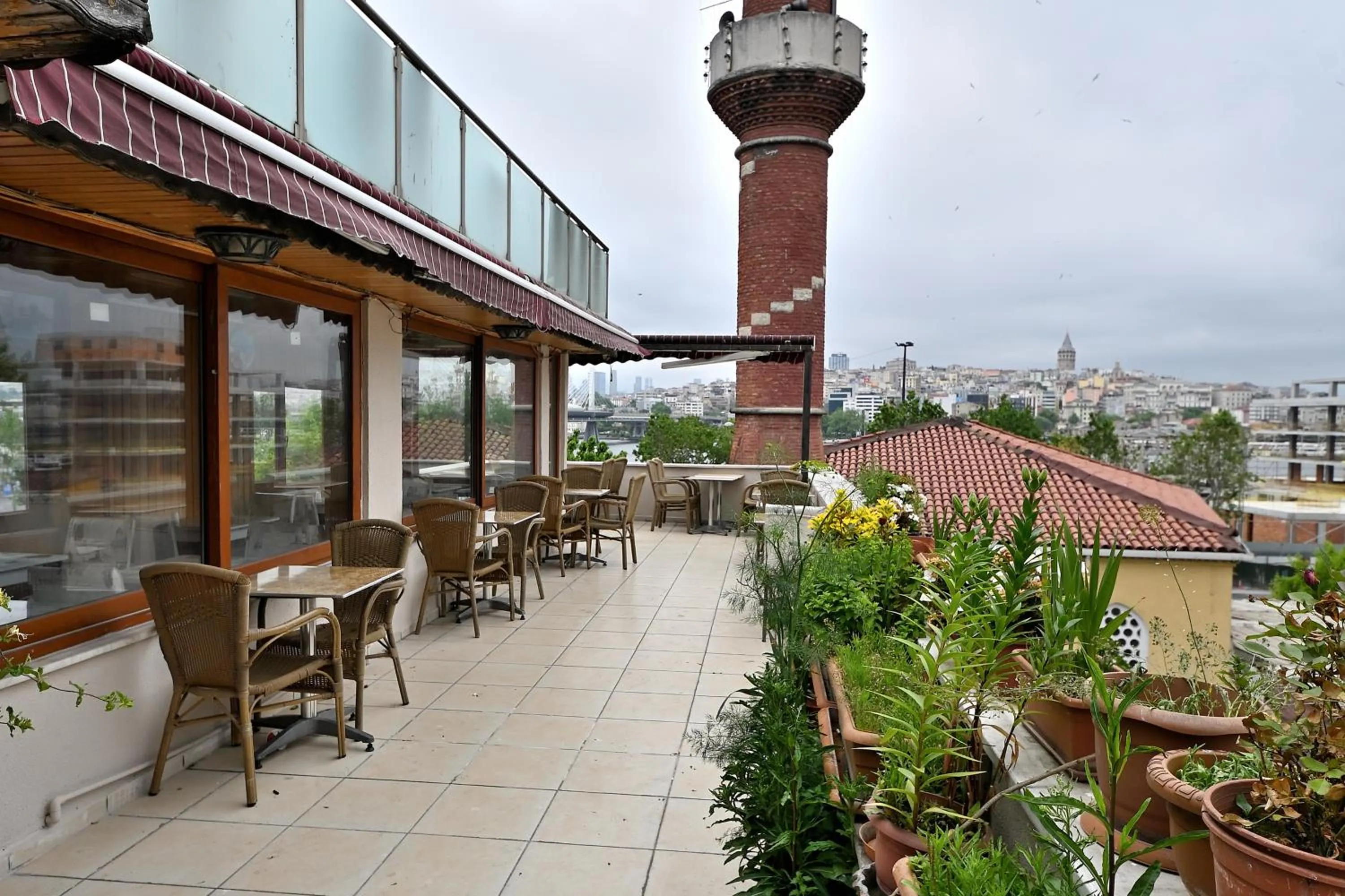 Balcony/Terrace in Altınboynuz Family Hotel
