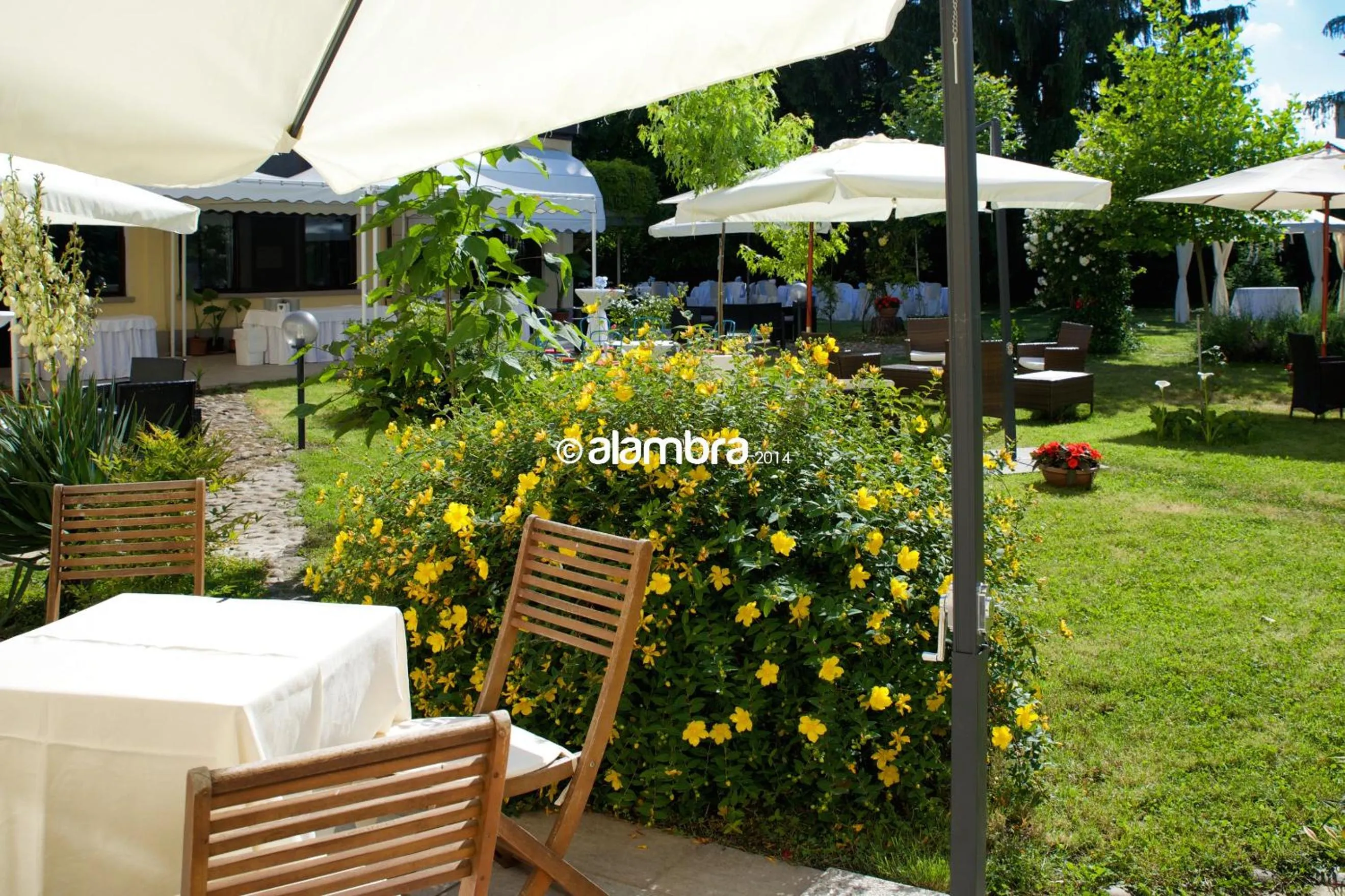 Garden view in Il Convento