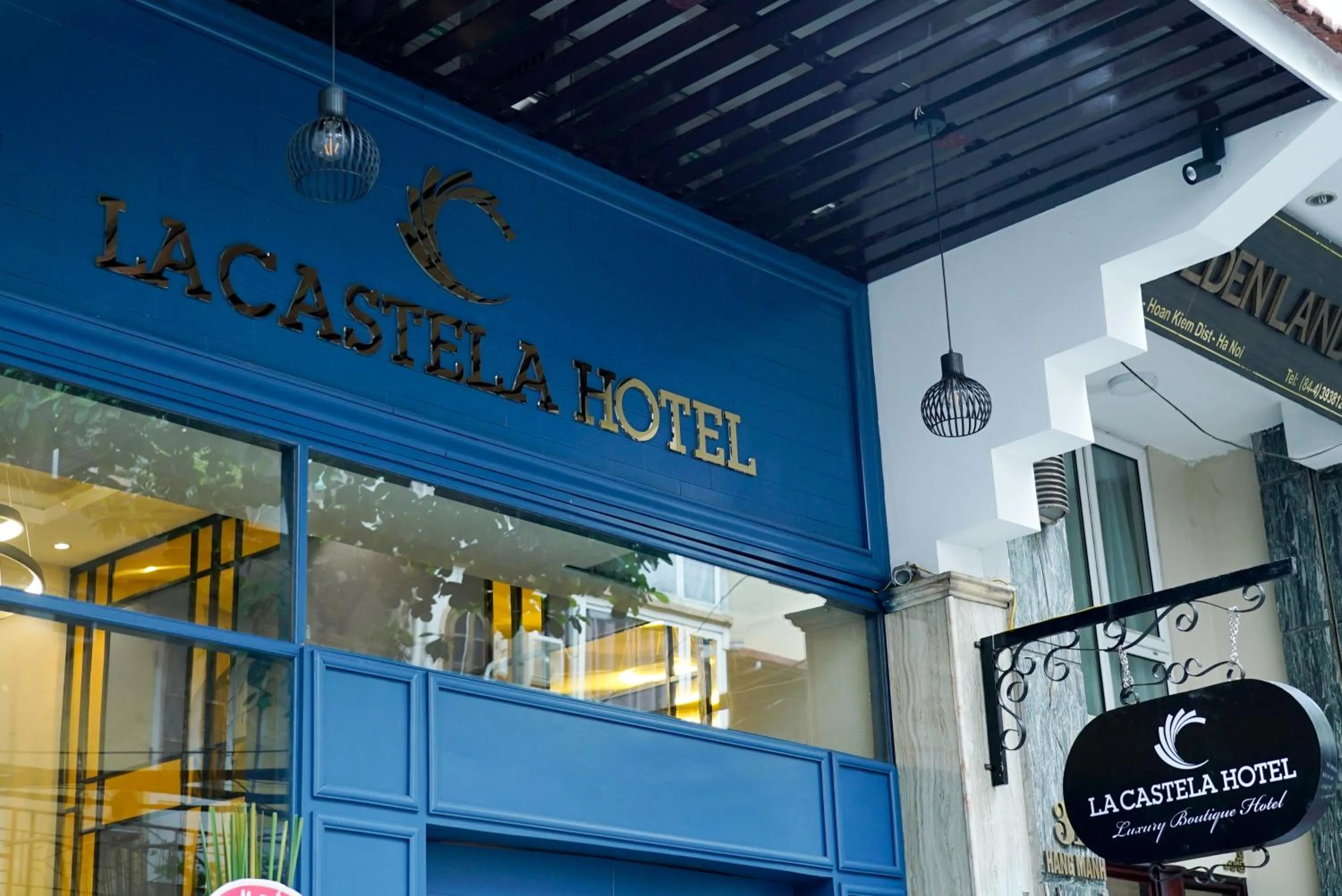 Facade/entrance in Hanoi La Castela Hotel