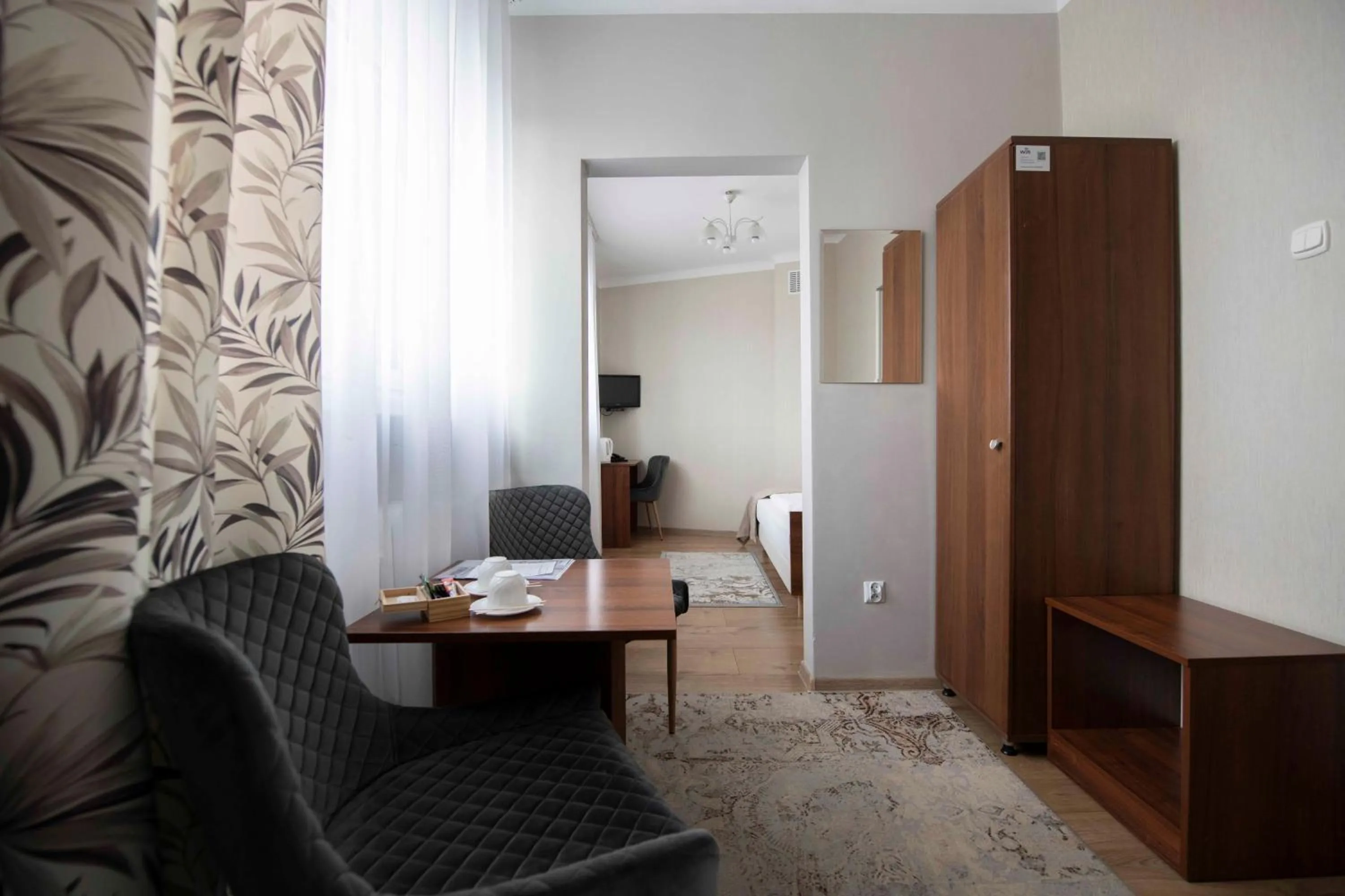 Seating area in Hotel Polonia