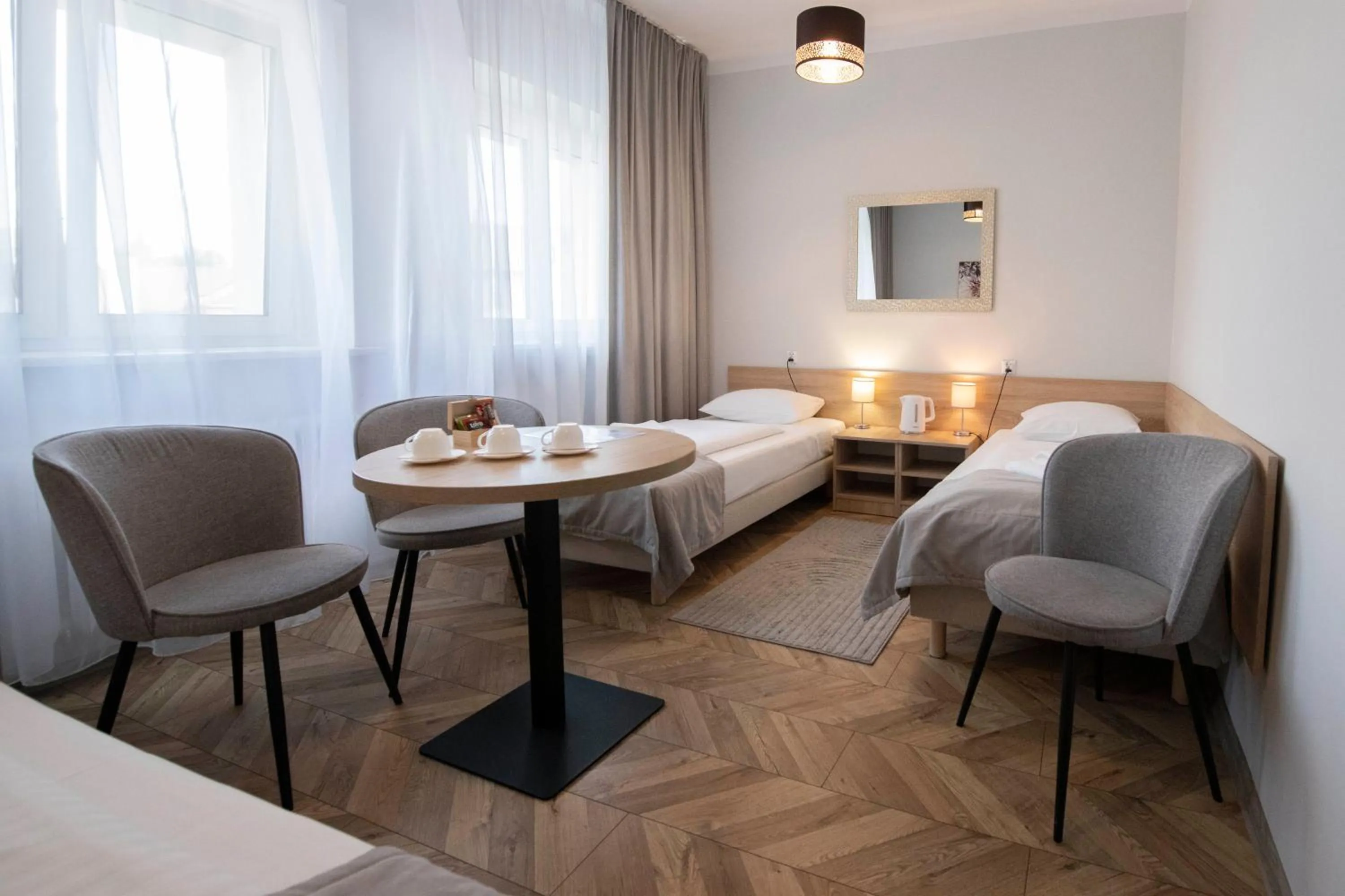 Seating area in Hotel Polonia