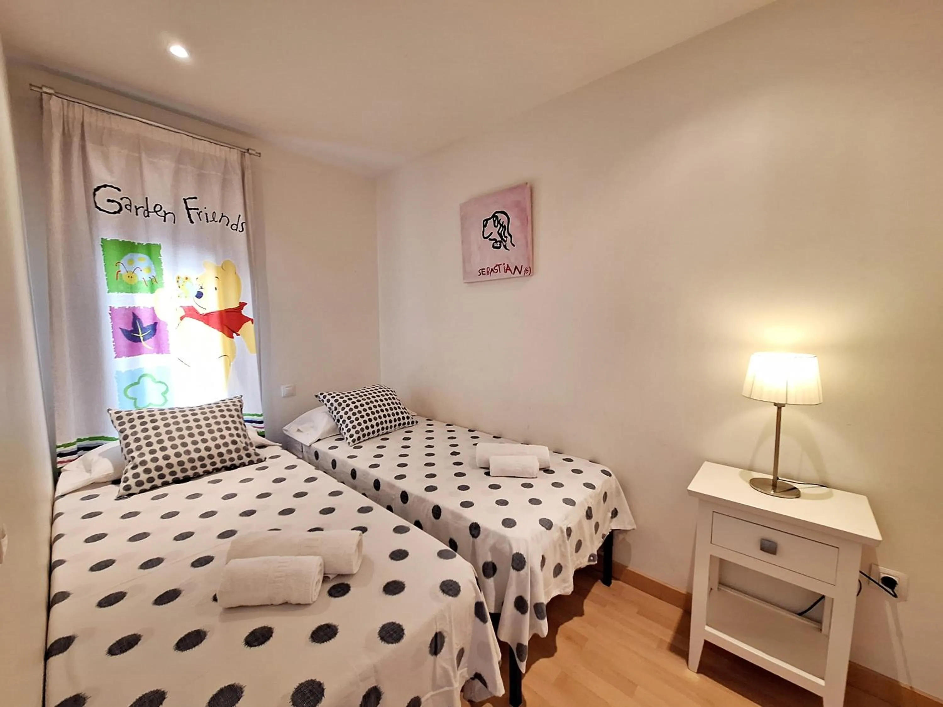 Bedroom, Bed in Apartamentos Alborada III