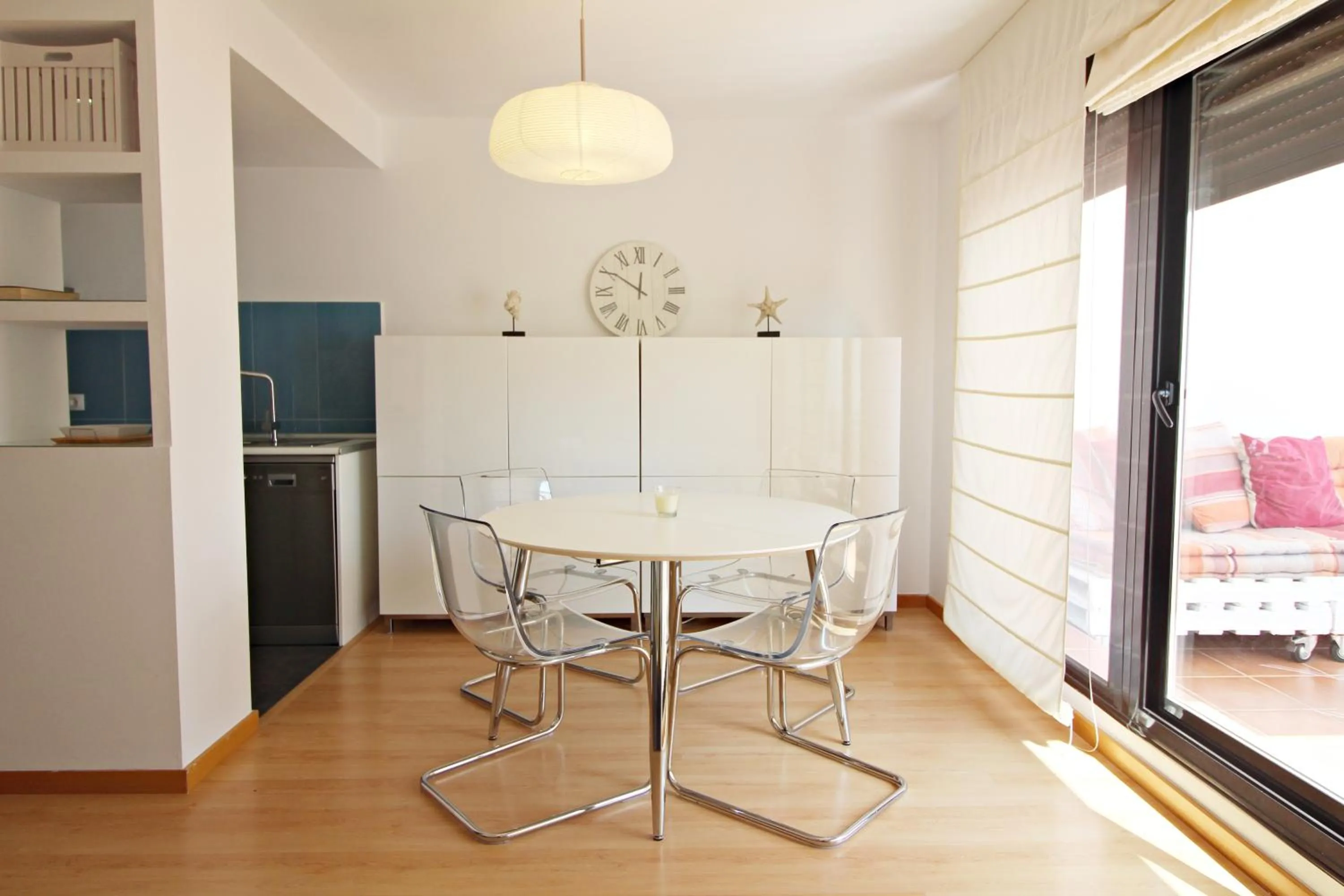 Dining area in Apartamentos Alborada III