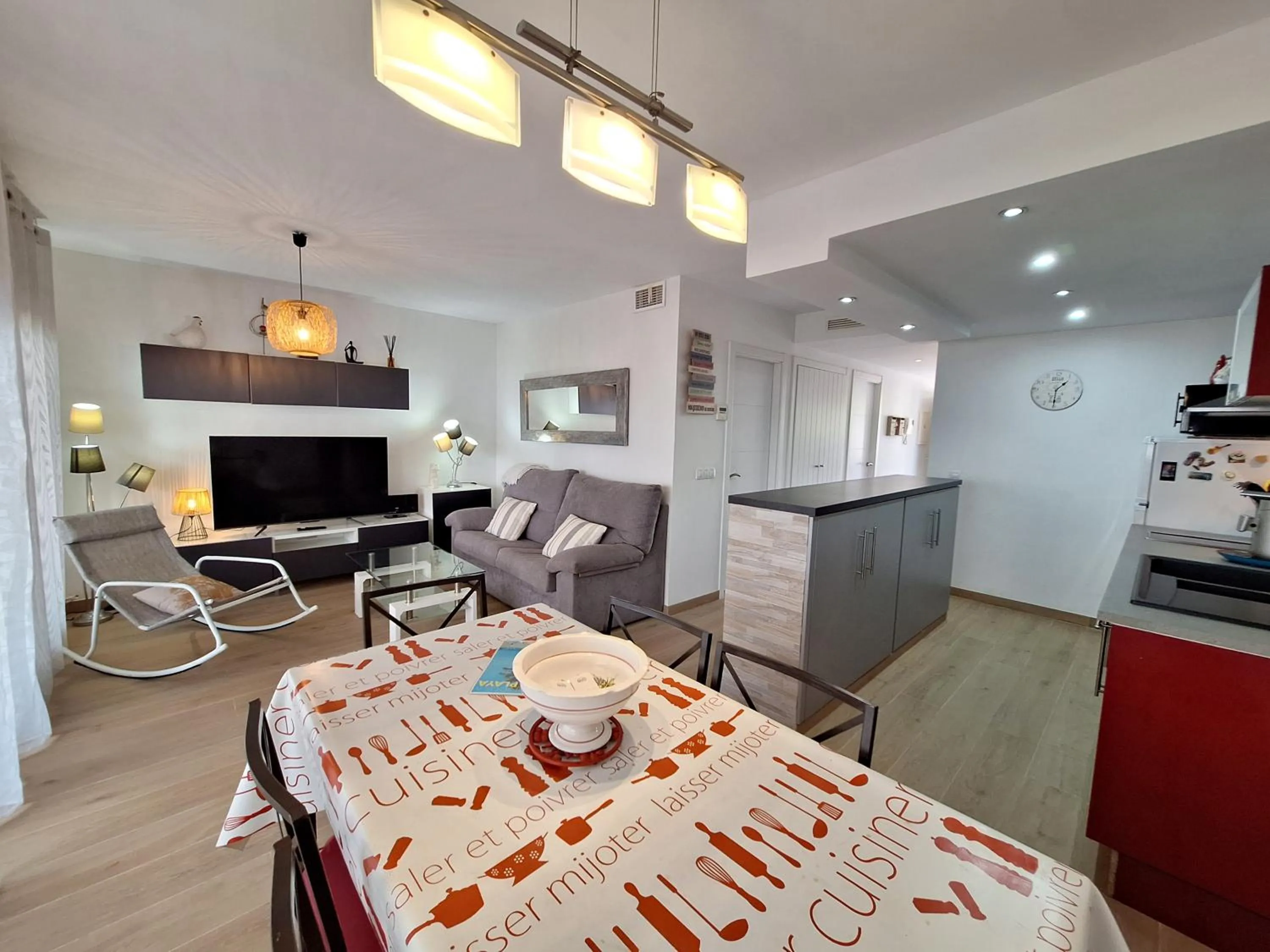 Living room in Apartamentos Alborada III