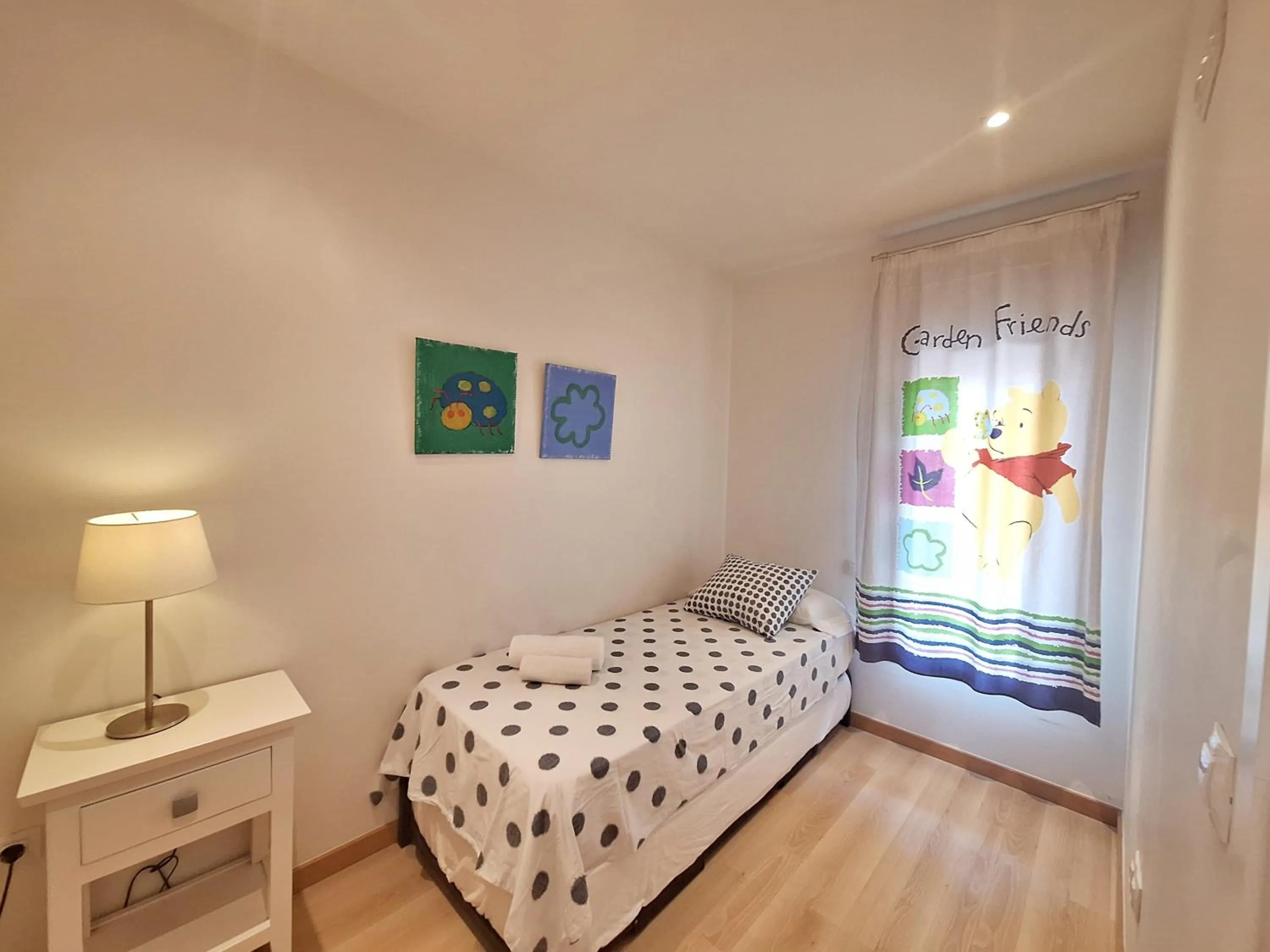 Bedroom, Bed in Apartamentos Alborada III