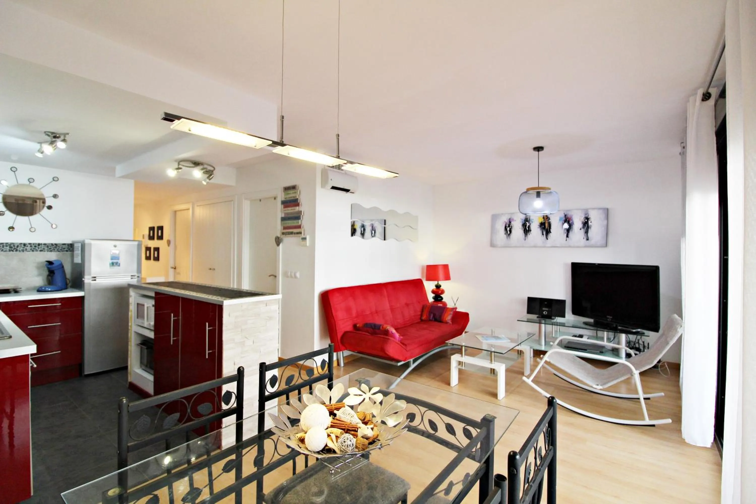 Living room in Apartamentos Alborada III