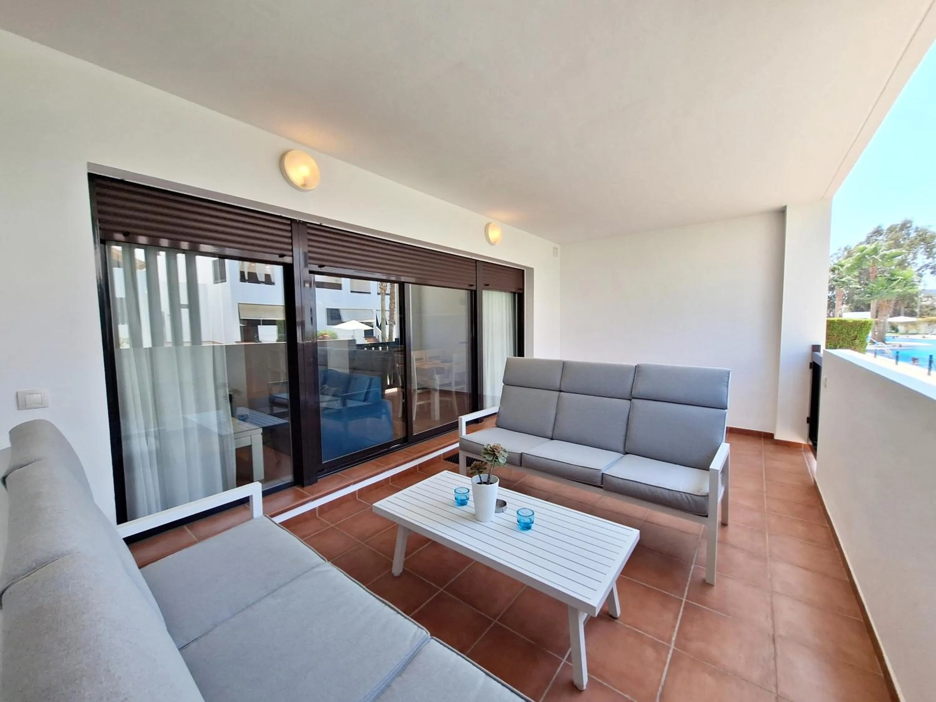 Balcony/Terrace in Apartamentos Alborada III