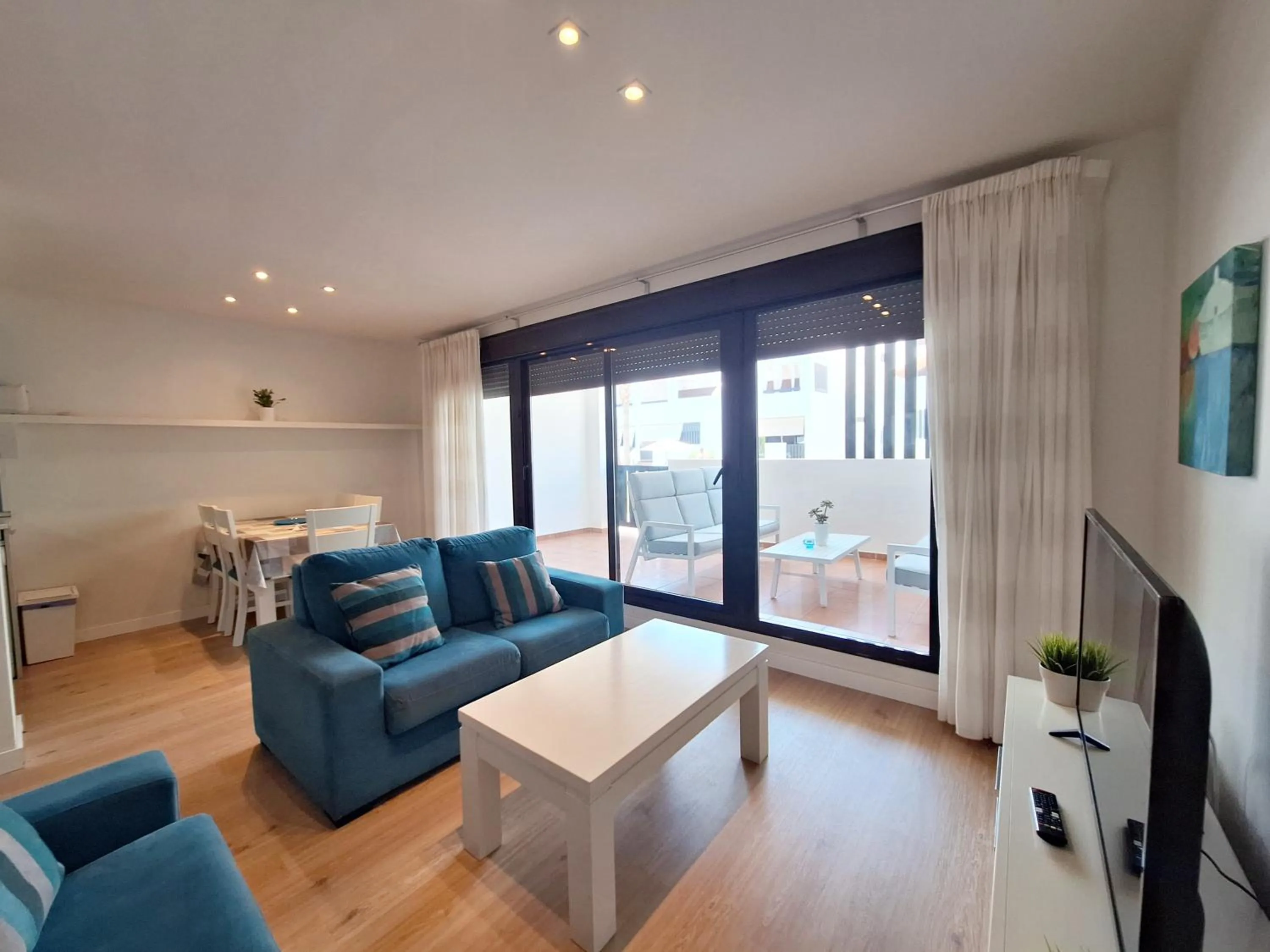 Living room in Apartamentos Alborada III