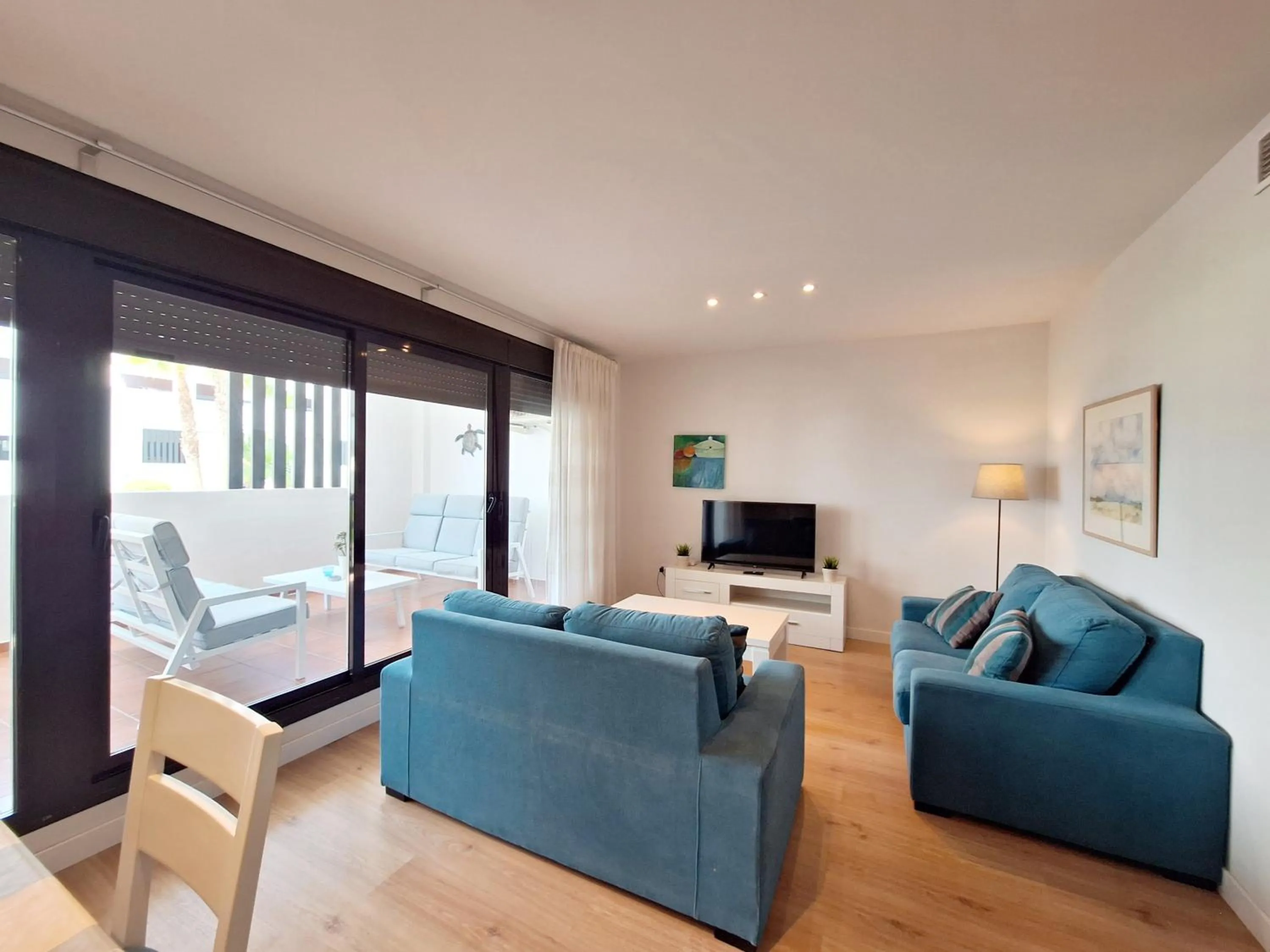 Living room in Apartamentos Alborada III