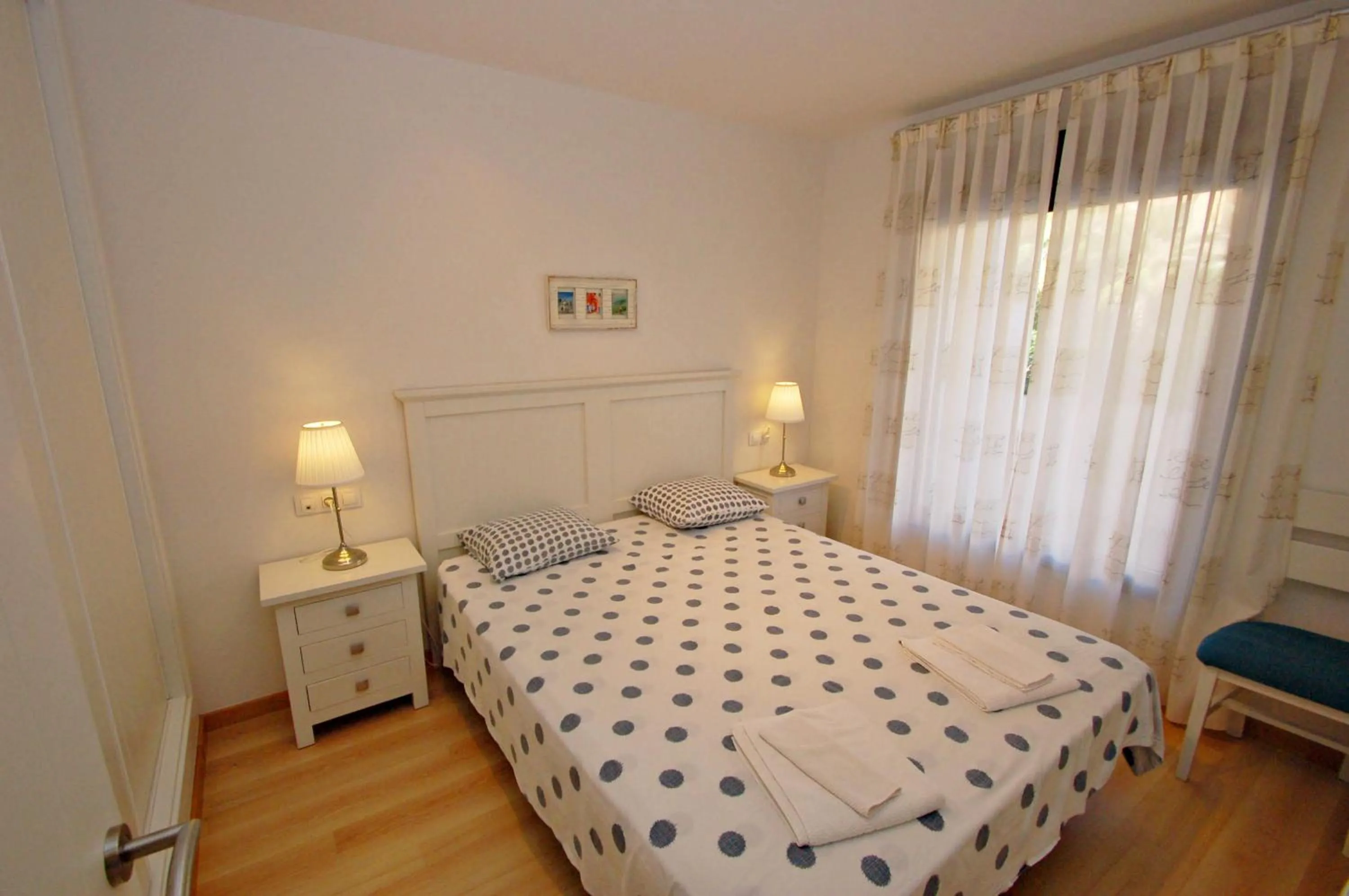 Bedroom, Bed in Apartamentos Alborada III
