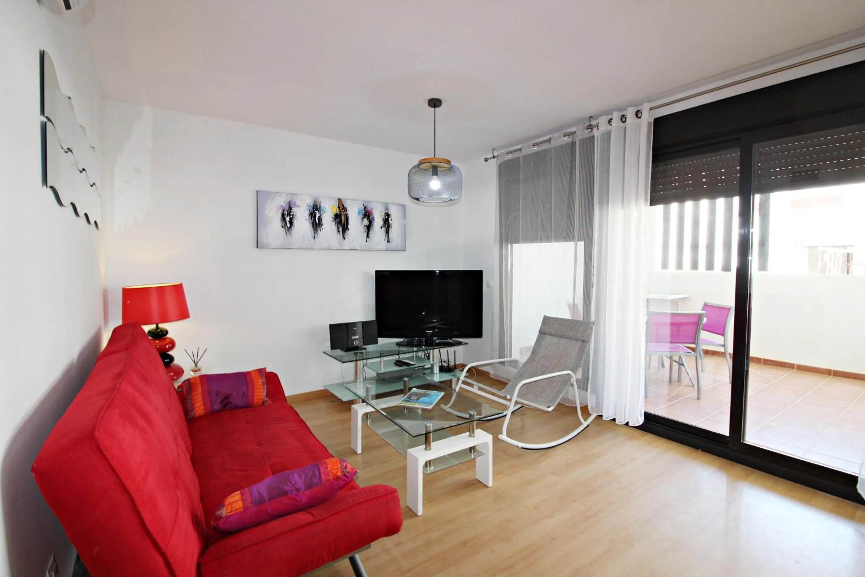 Living room in Apartamentos Alborada III
