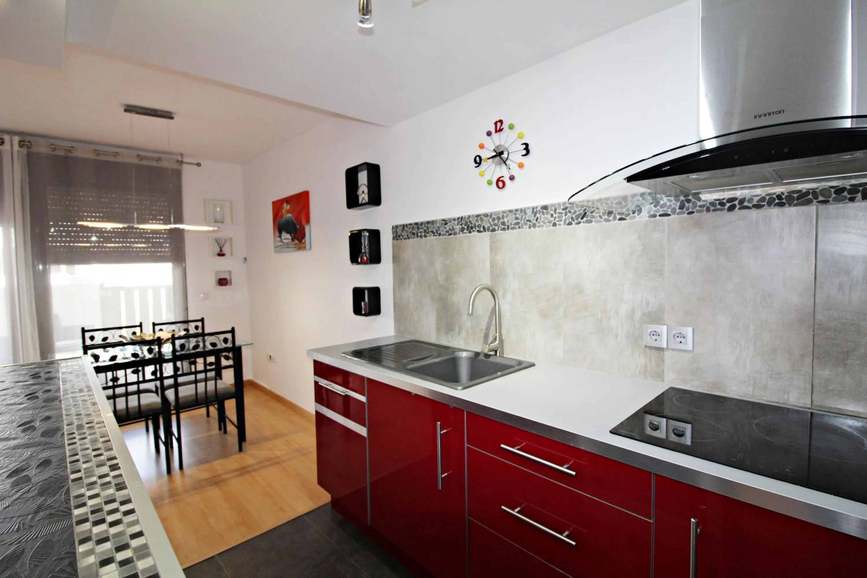 Kitchen or kitchenette in Apartamentos Alborada III