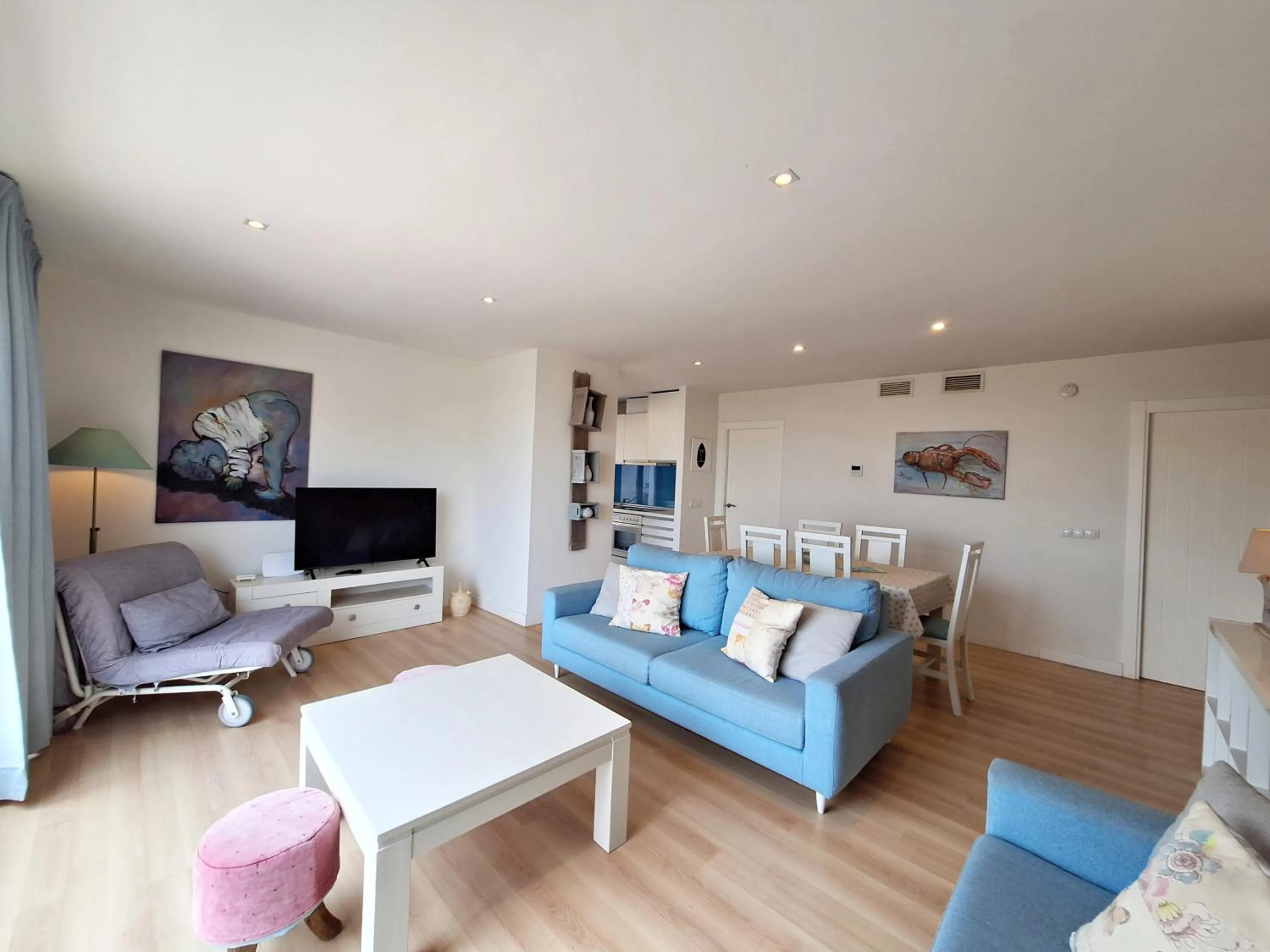 Living room in Apartamentos Alborada III