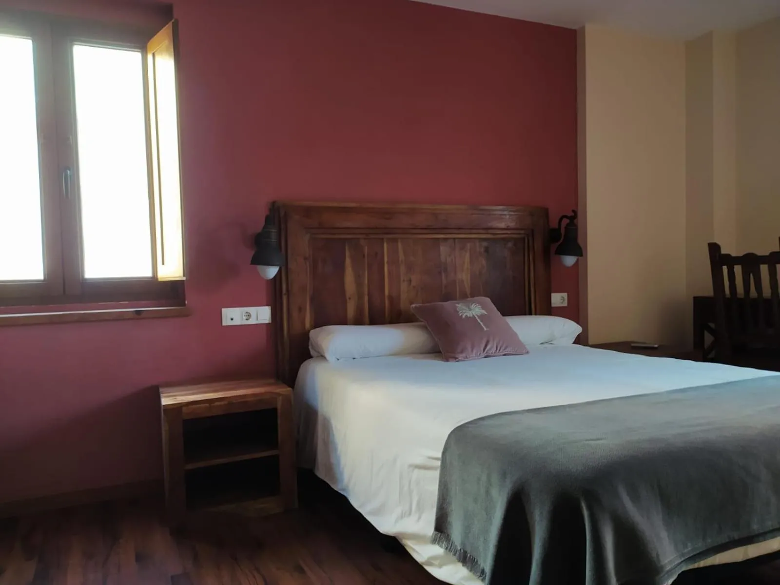 Bed in Hotel Cabo Ortegal