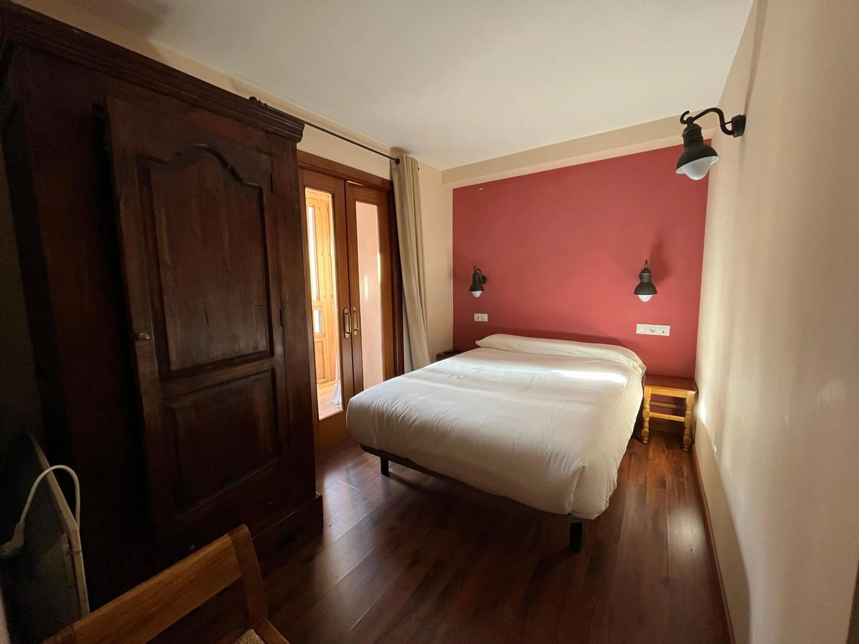 Bed in Hotel Cabo Ortegal