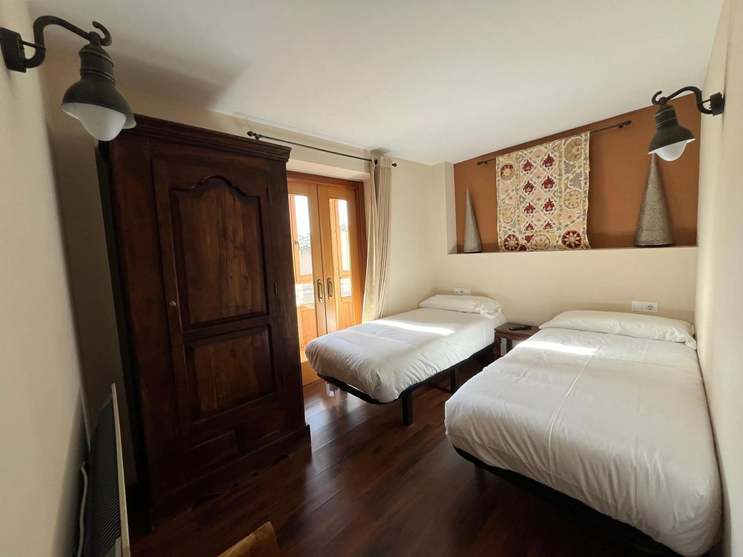 Bed in Hotel Cabo Ortegal