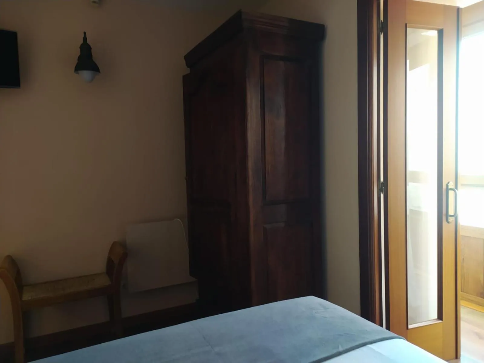 Bed in Hotel Cabo Ortegal