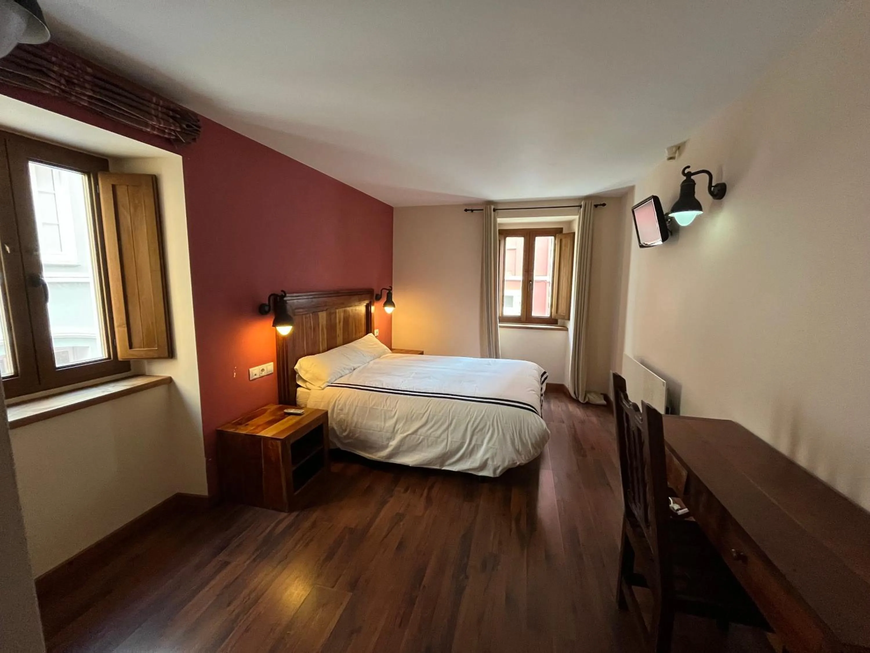 Bed in Hotel Cabo Ortegal