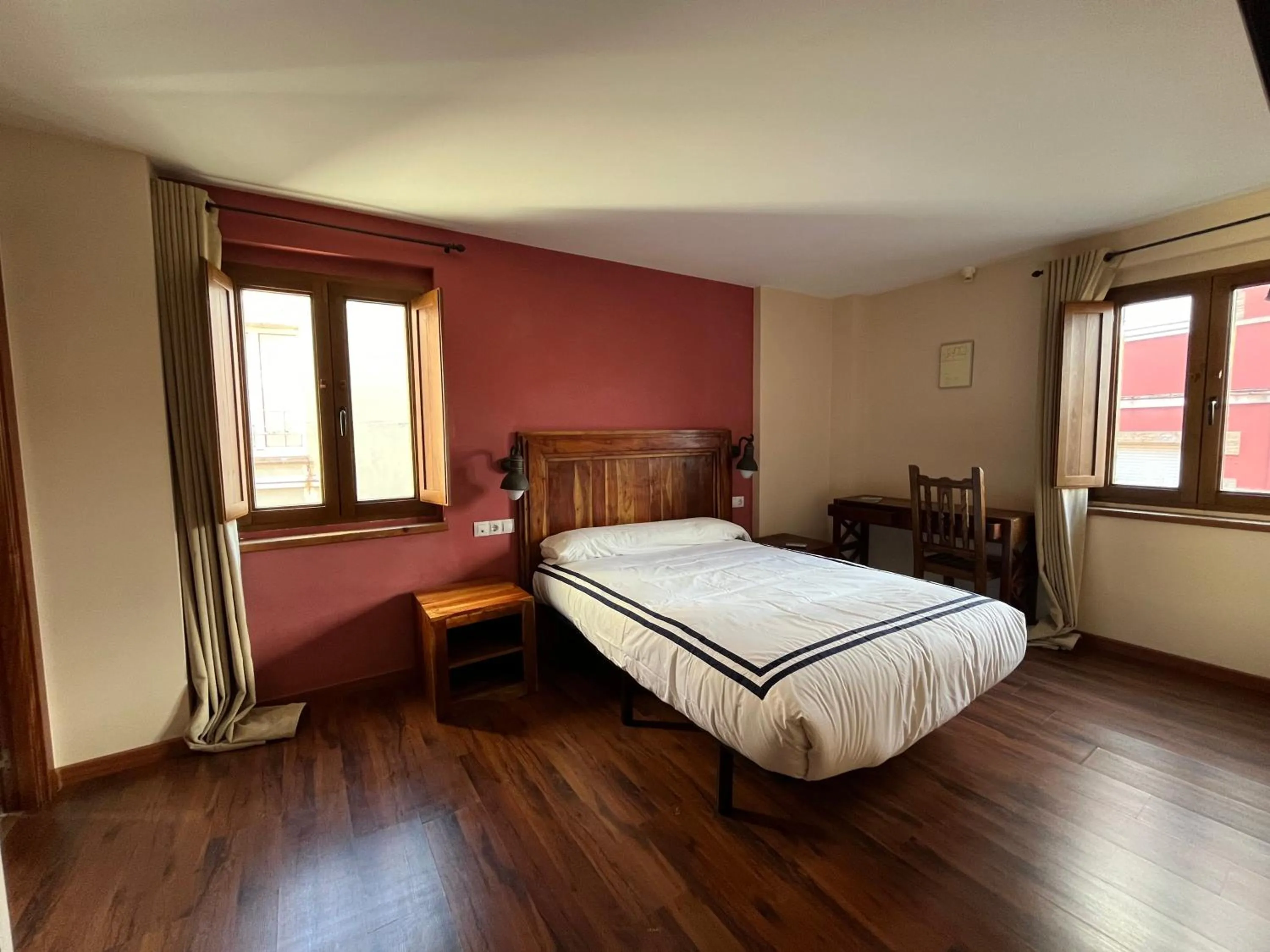 Bed in Hotel Cabo Ortegal