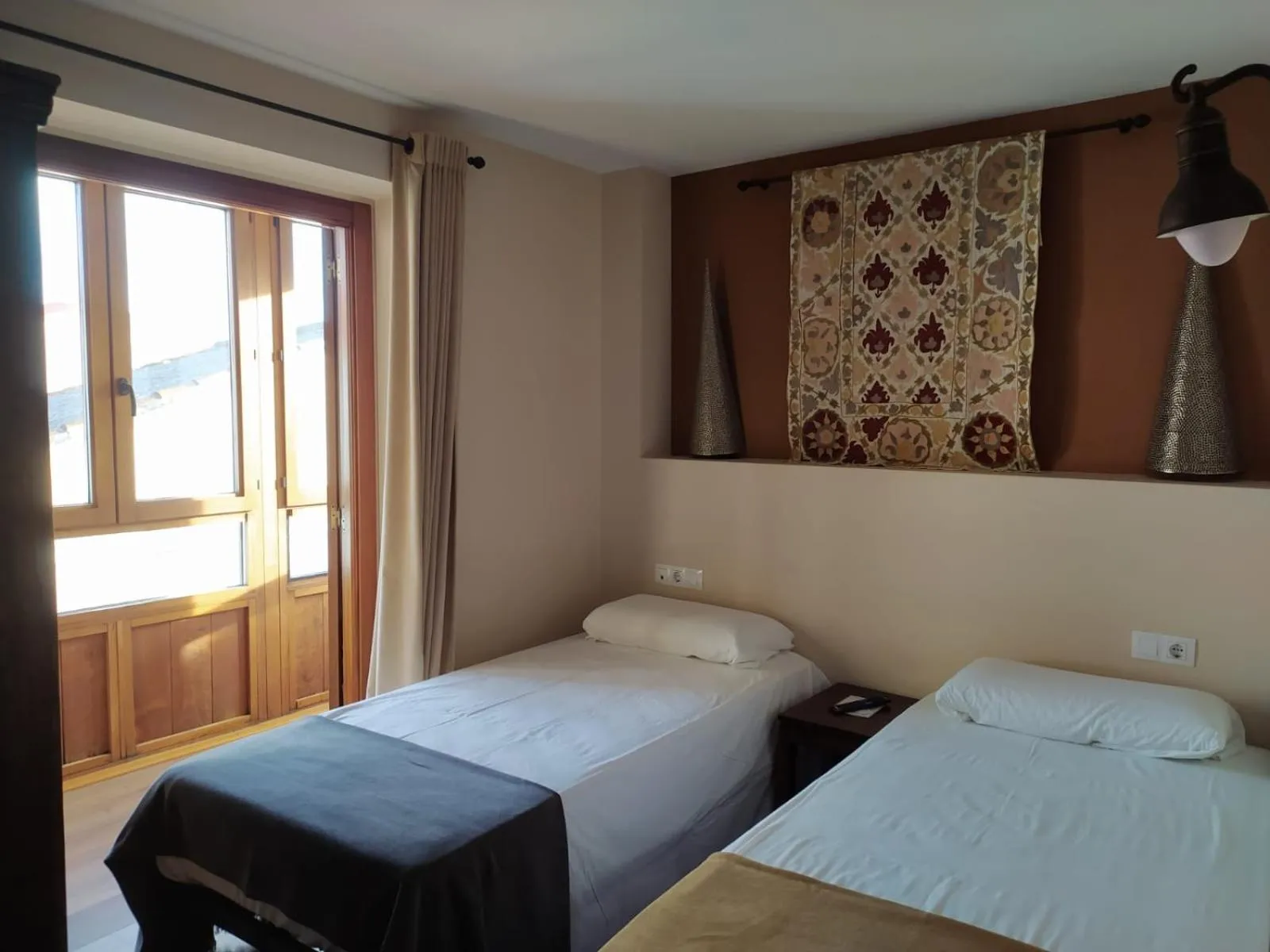 Bed in Hotel Cabo Ortegal