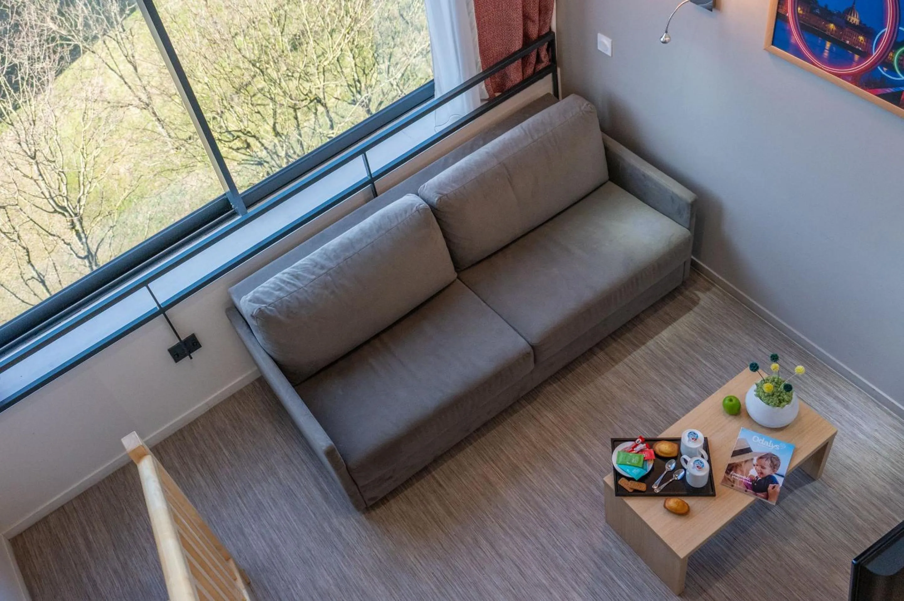 Seating area in Appart'Hotel Odalys City - Nantes Cité des congrès