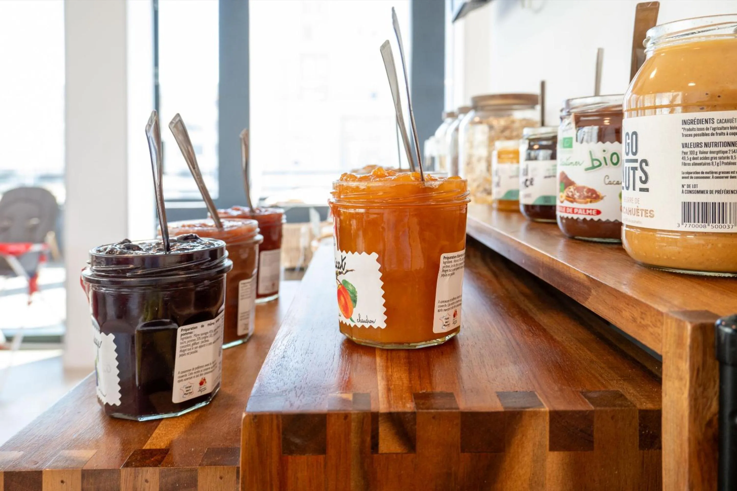 Buffet breakfast in Appart'Hotel Odalys City - Nantes Cité des congrès