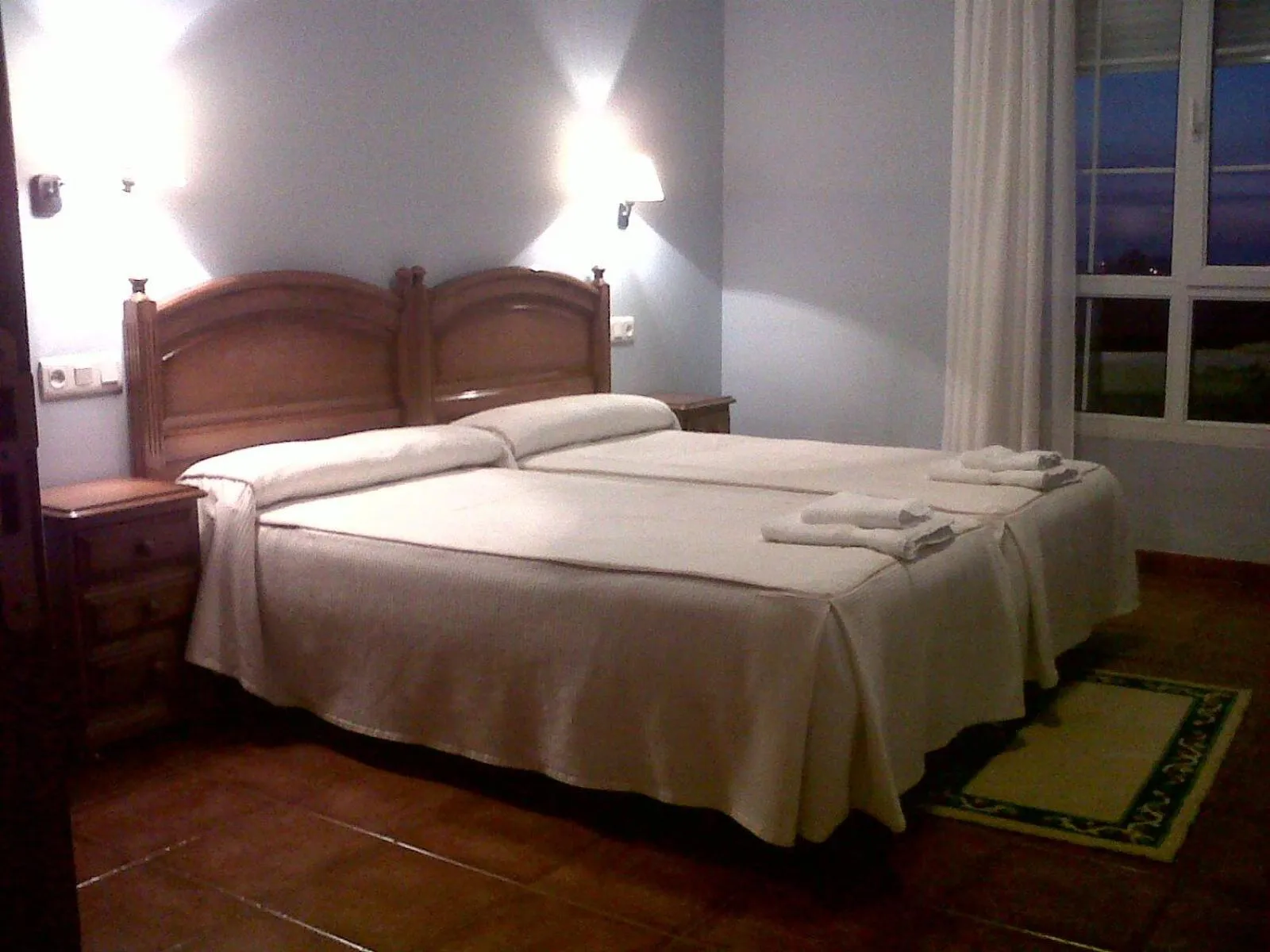 Photo of the whole room, Bed in Hotel Restaurante el Fornon