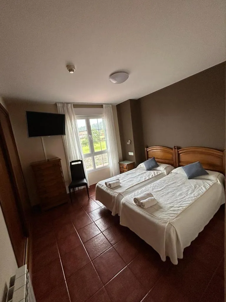 Bed in Hotel Restaurante el Fornon