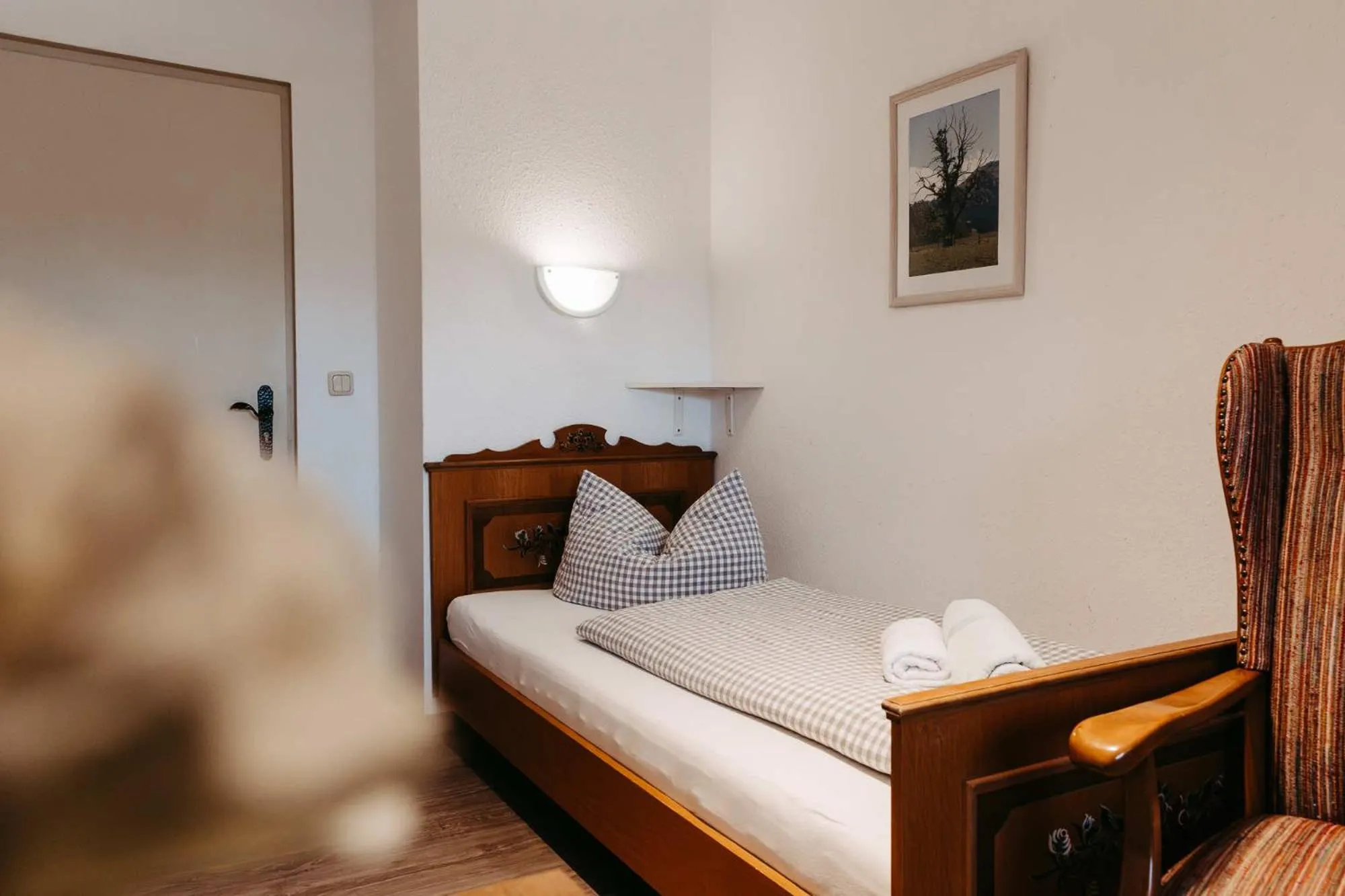 Bed in Pension Adler