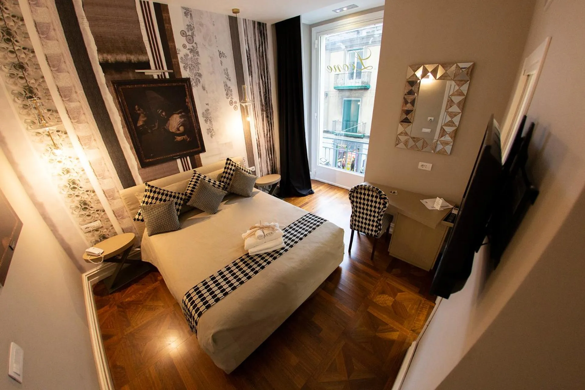 Bed in Leone Camere D'autore - CHIAIA